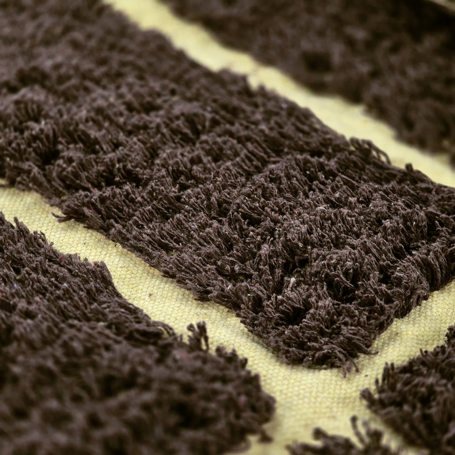 Tapetes felpudos - Ikara Natural Cotton Shaggy (marrom)