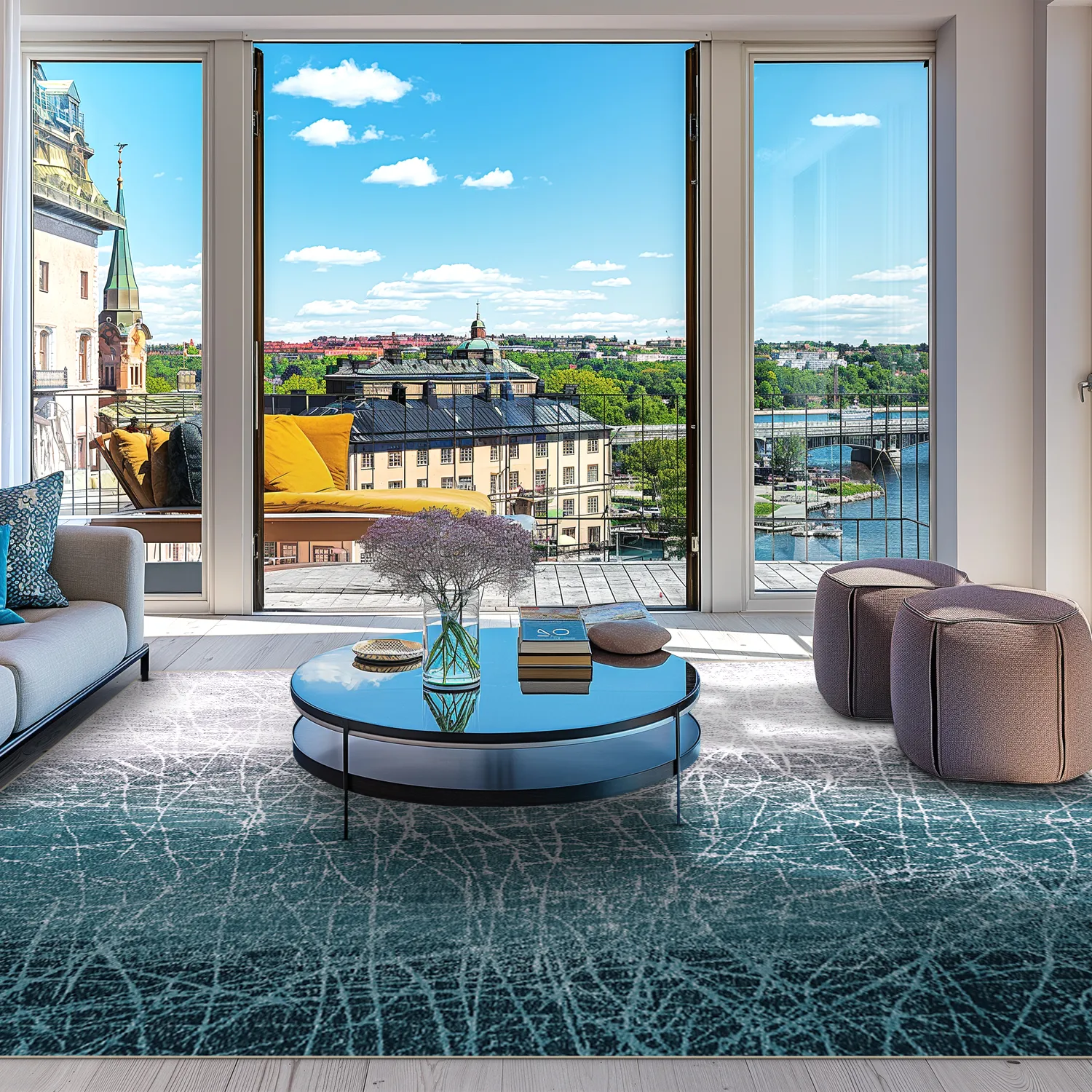 Tapete Wilton - Jervis (turquesa)