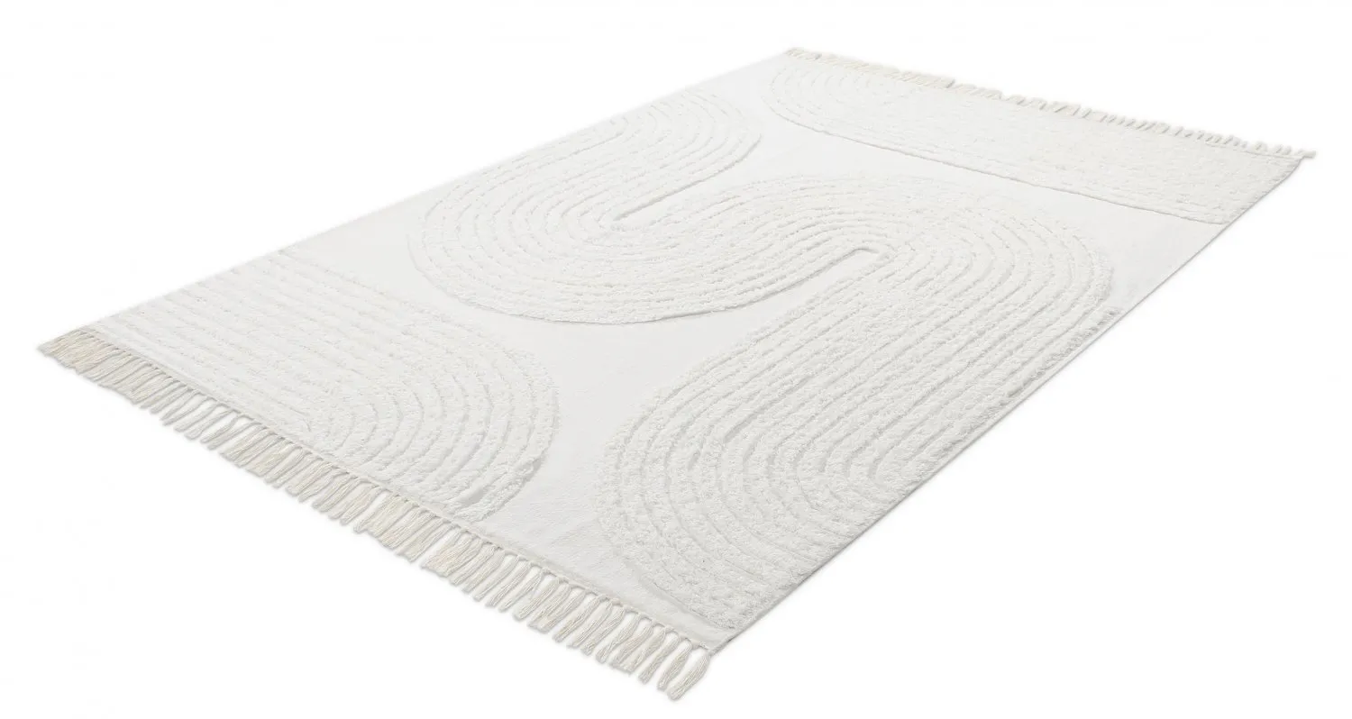 Tapetes felpudos - Jovie Natural Cotton Shaggy (offwhite)