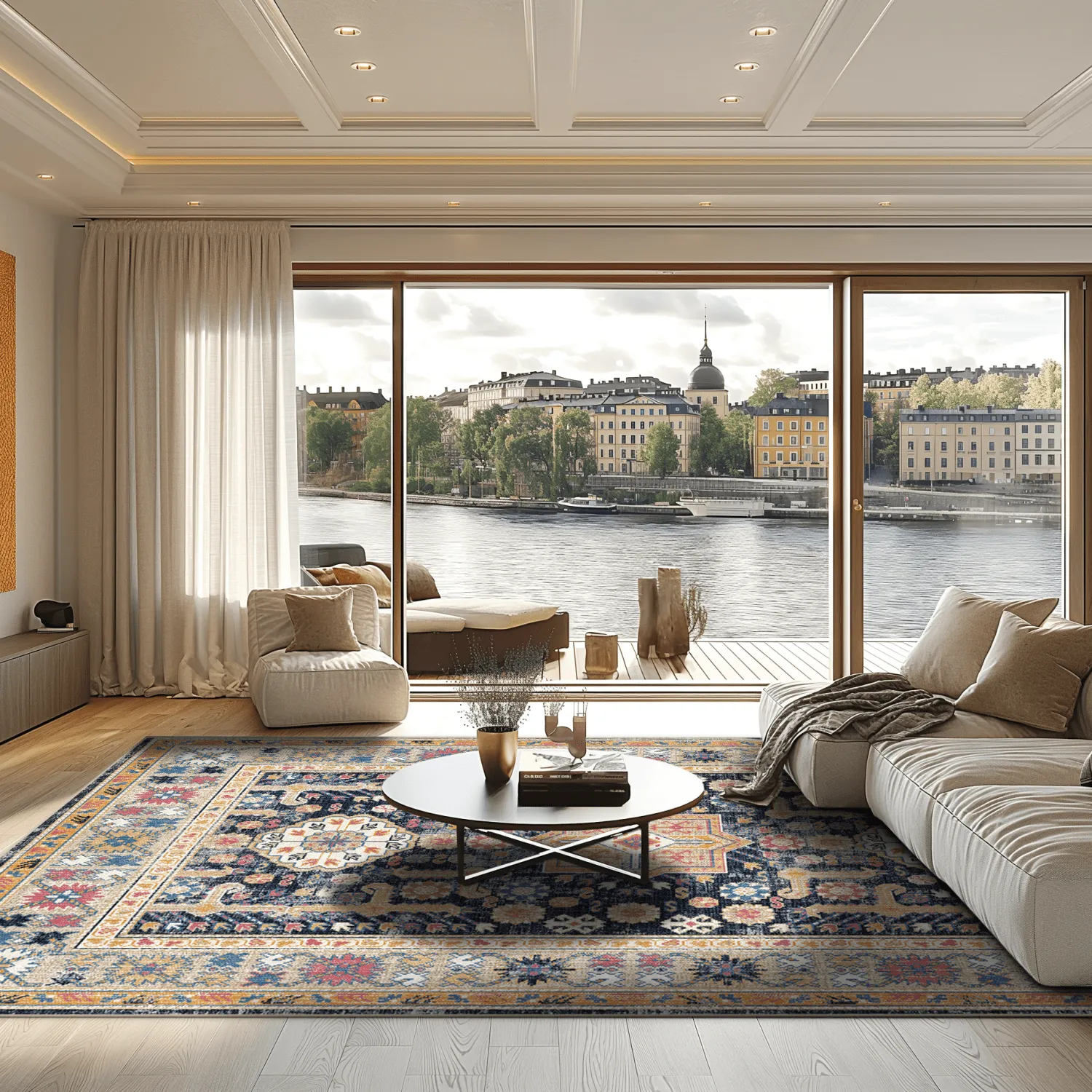 Tapete Wilton - Kayaköy (multicolorido)