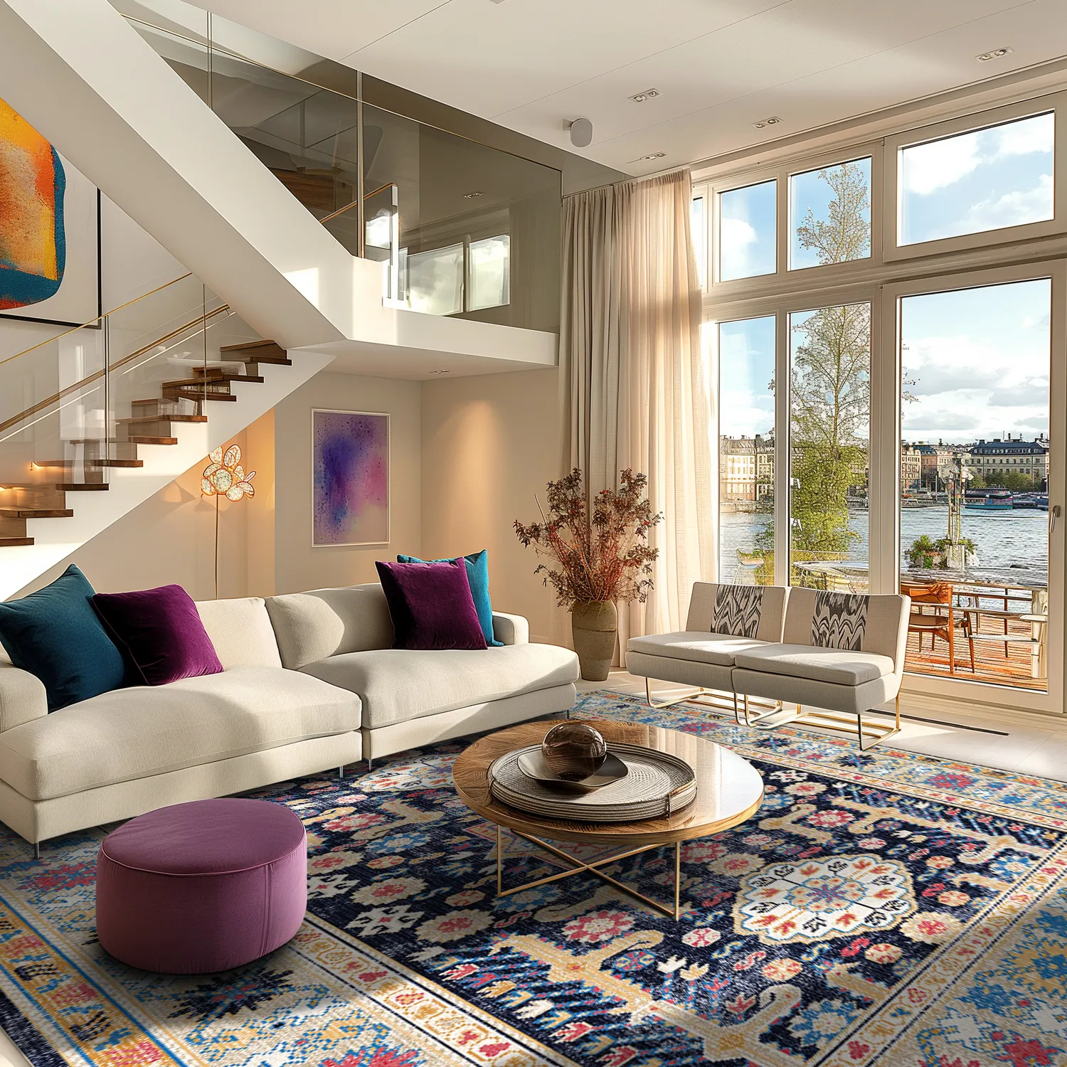 Tapete Wilton - Kayaköy (multicolorido)