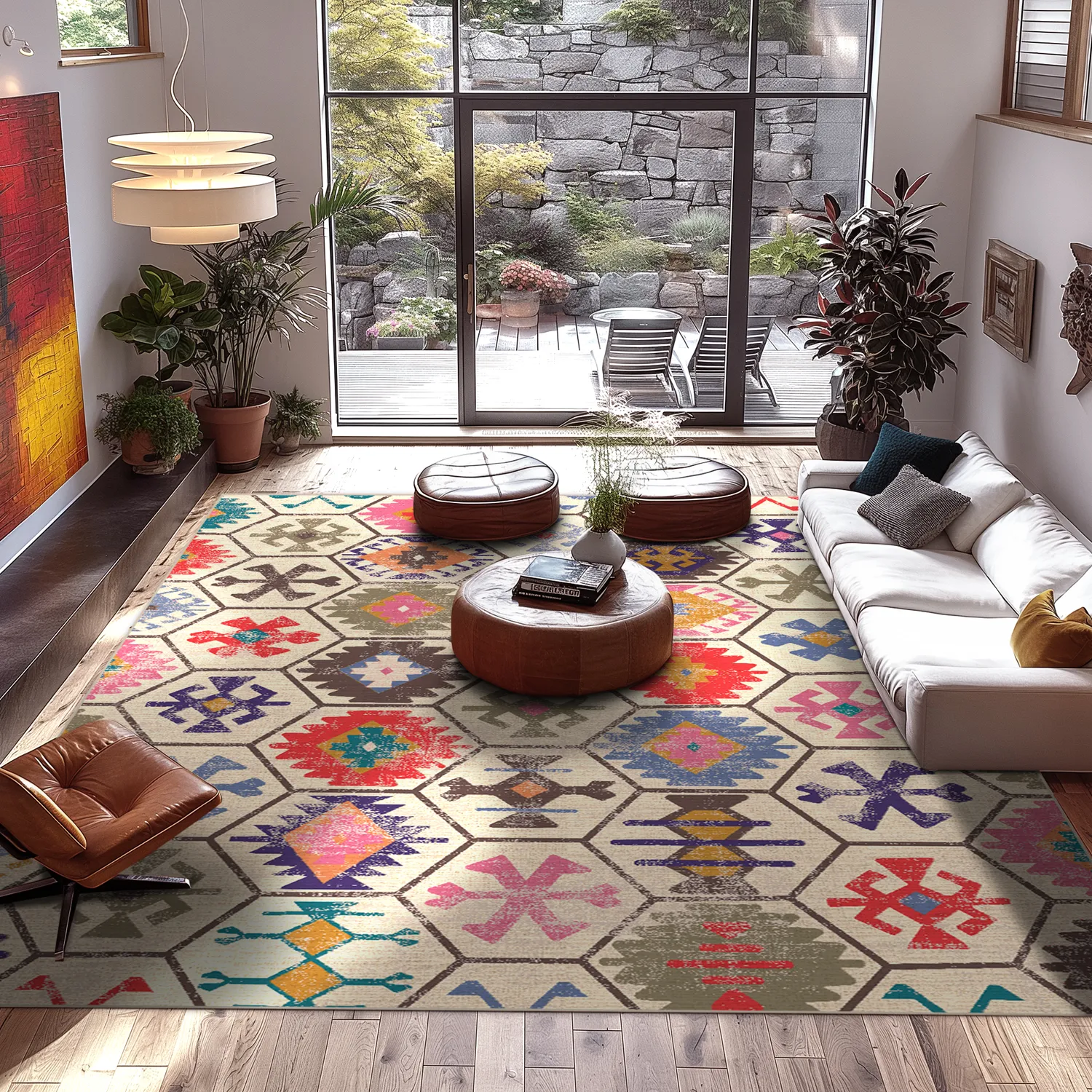 Tapete Wilton - Kulu (multicolorido)