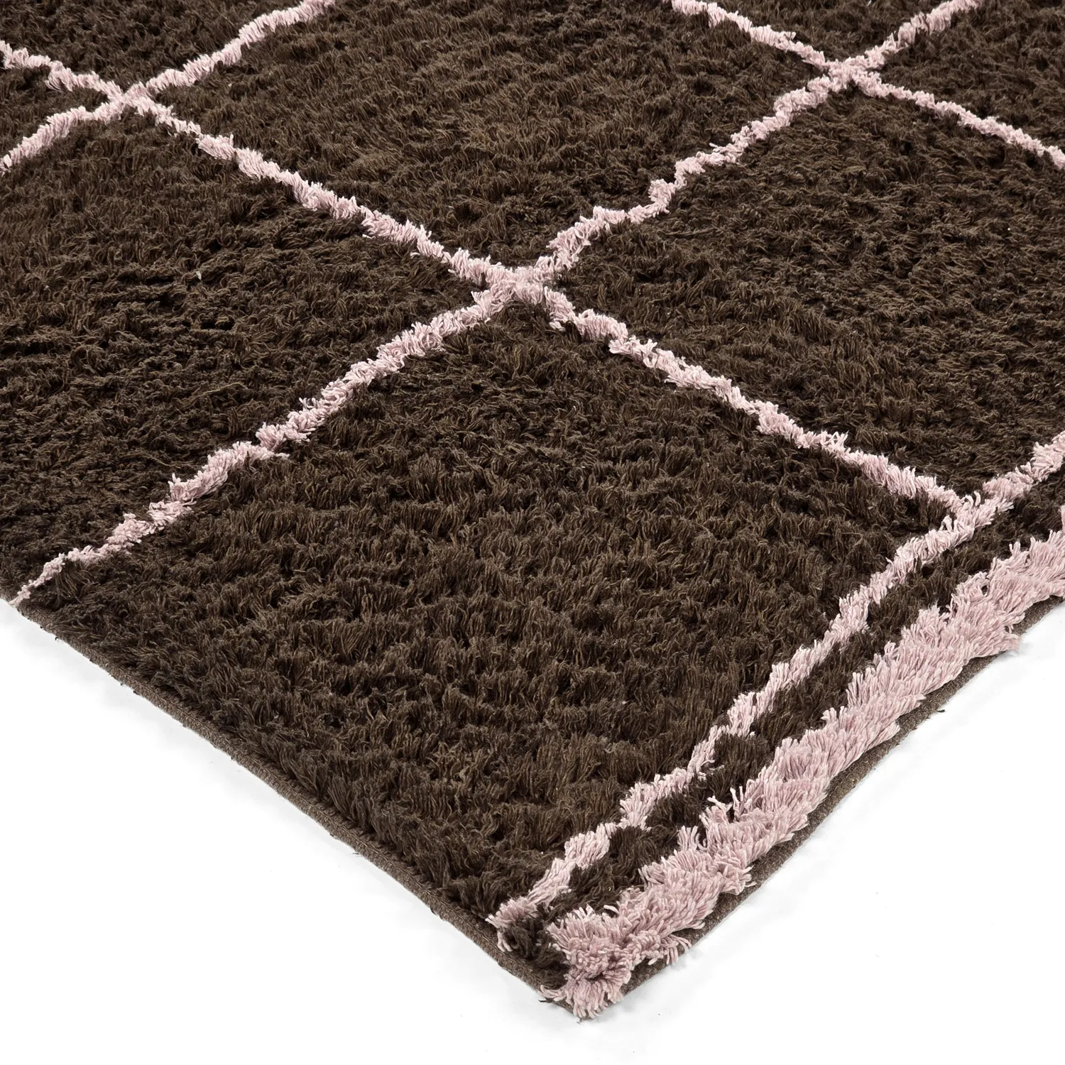 Tapetes felpudos - Lana Natural Cotton Shaggy (marrom)