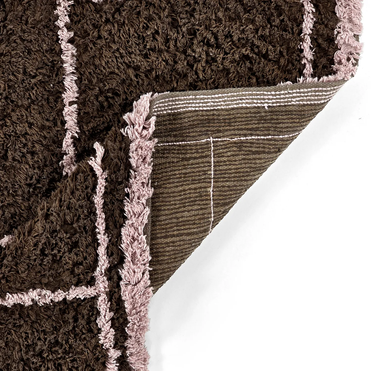 Tapetes felpudos - Lana Natural Cotton Shaggy (marrom)