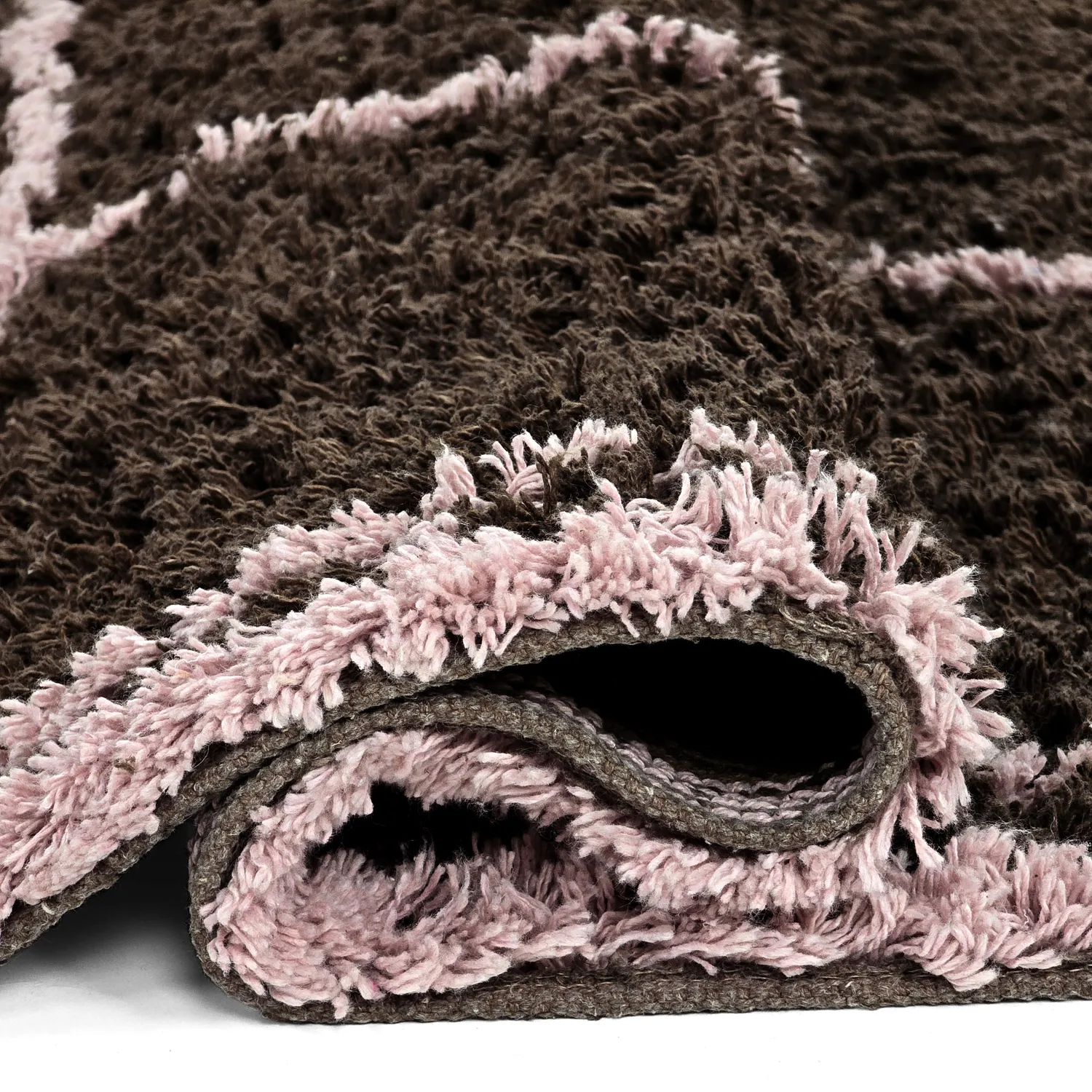 Tapetes felpudos - Lana Natural Cotton Shaggy (marrom)