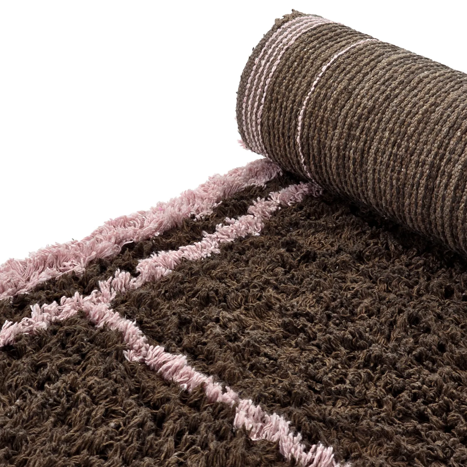 Tapetes felpudos - Lana Natural Cotton Shaggy (marrom)