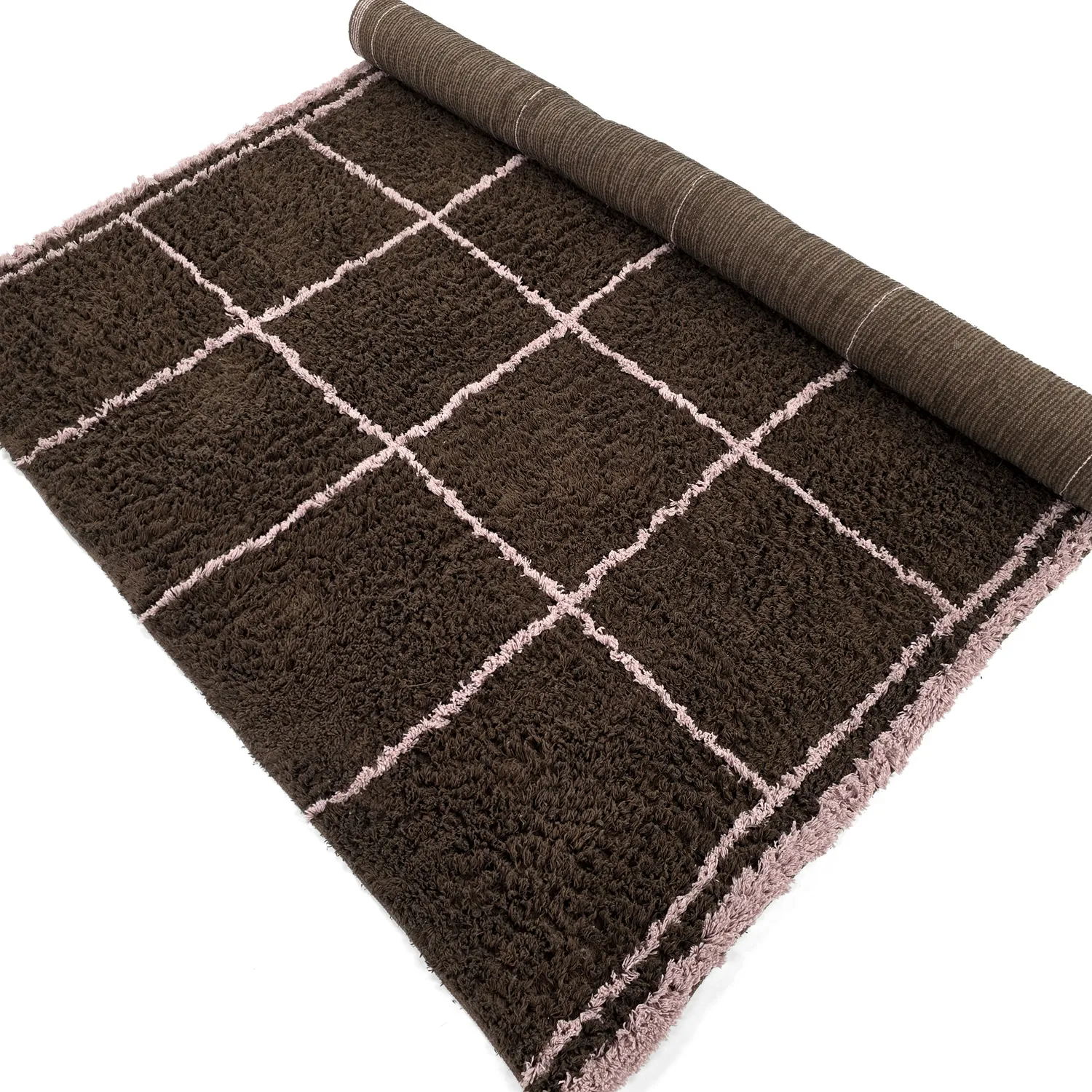 Tapetes felpudos - Lana Natural Cotton Shaggy (marrom)