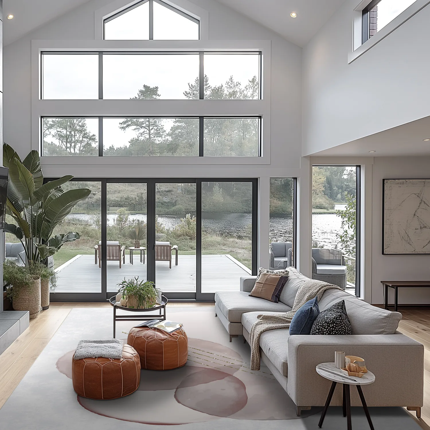 Tapete Wilton - Layon (cinza/rosa)