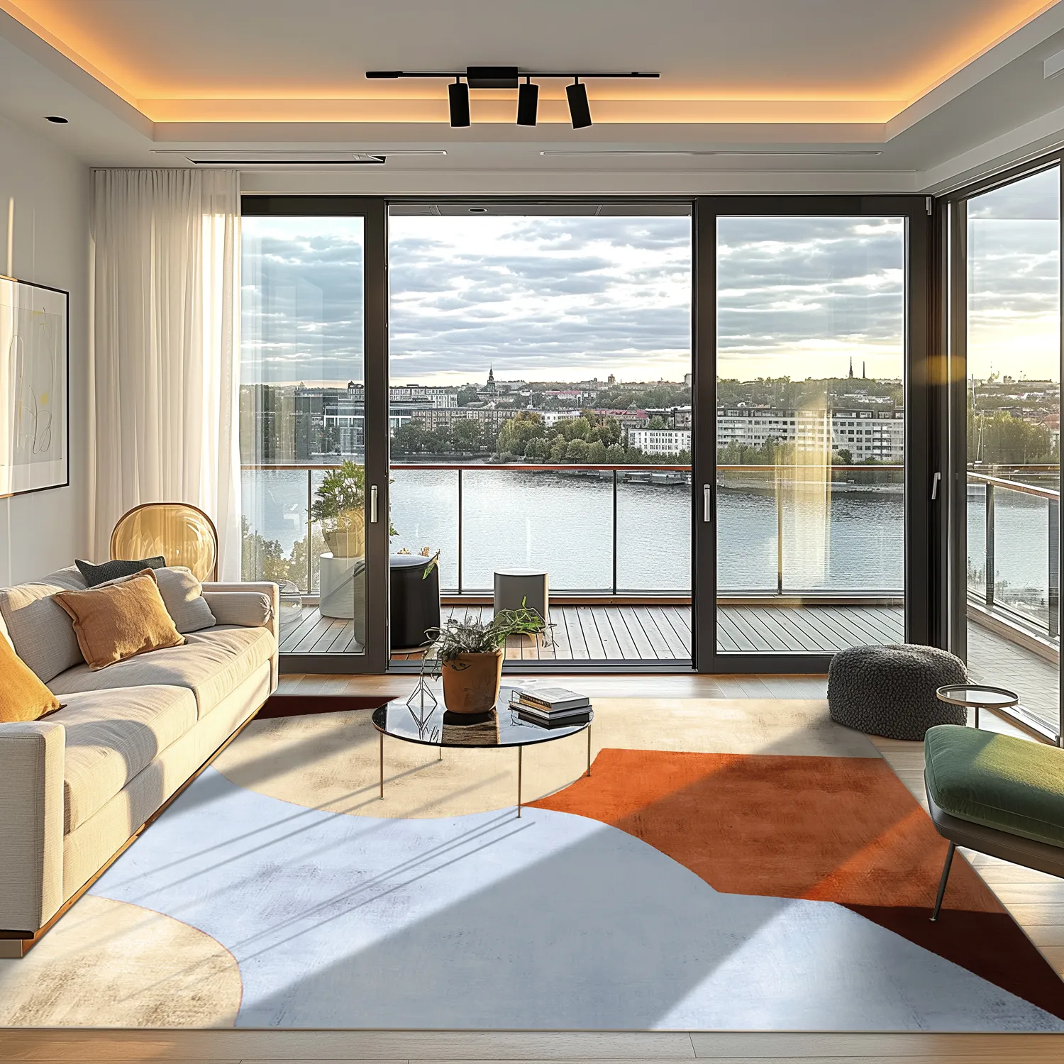 Tapete Wilton - Lazio (azul claro)