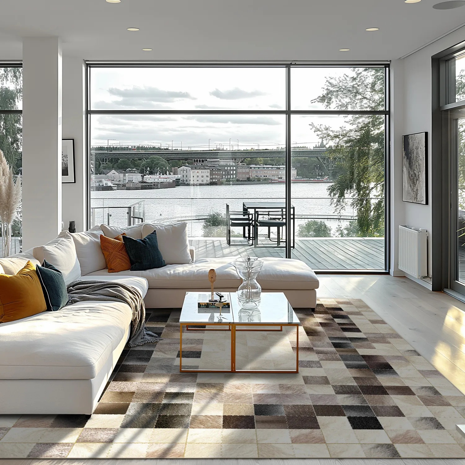 Tapete Wilton - Livada (branco/multicolorido)