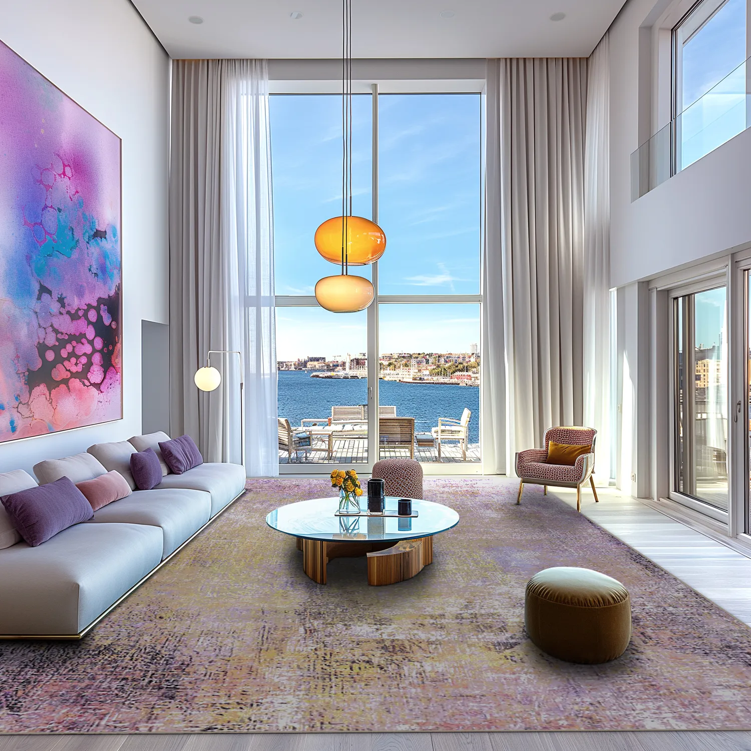 Tapete Wilton - Loures (roxo)