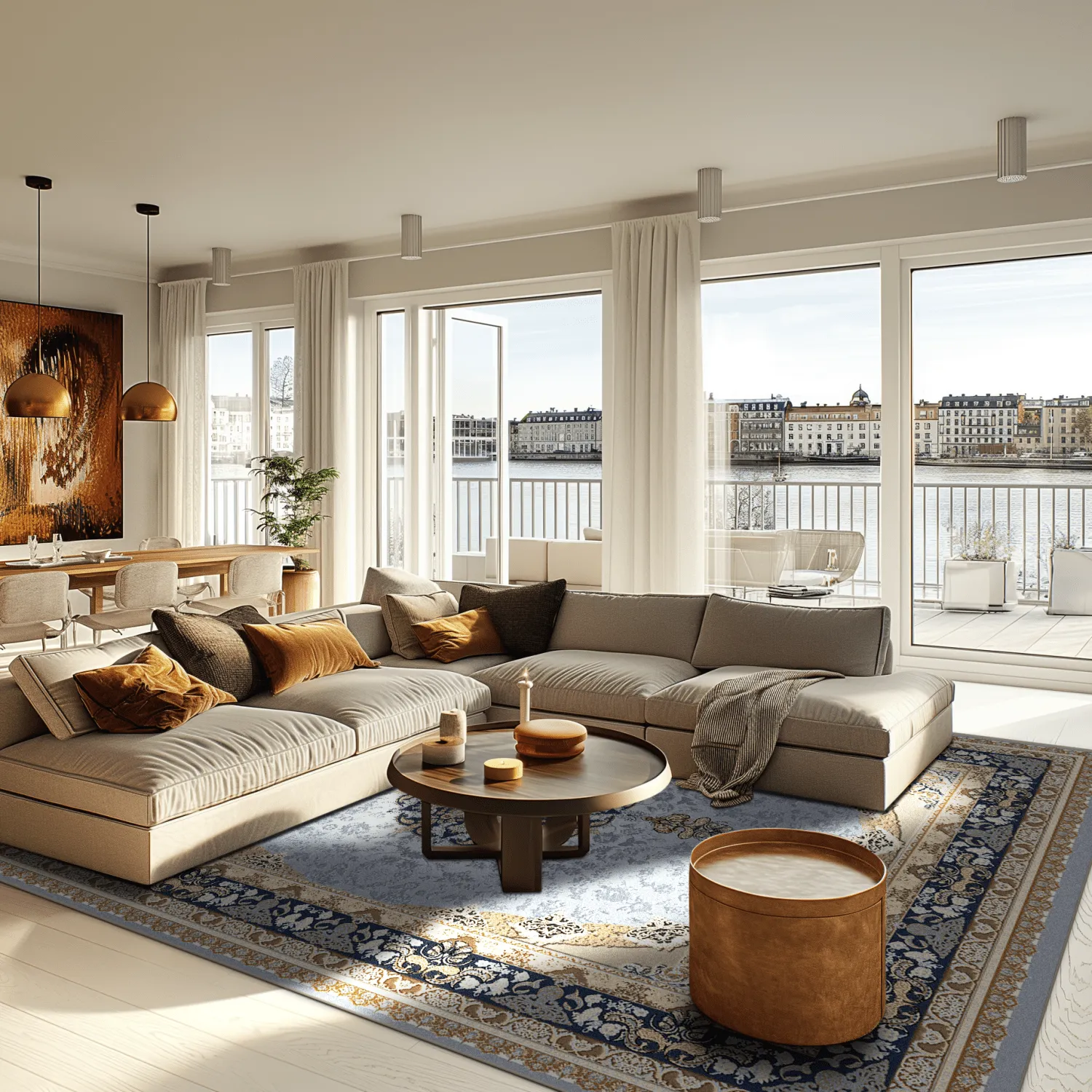 Tapete Wilton - Lukla (azul)