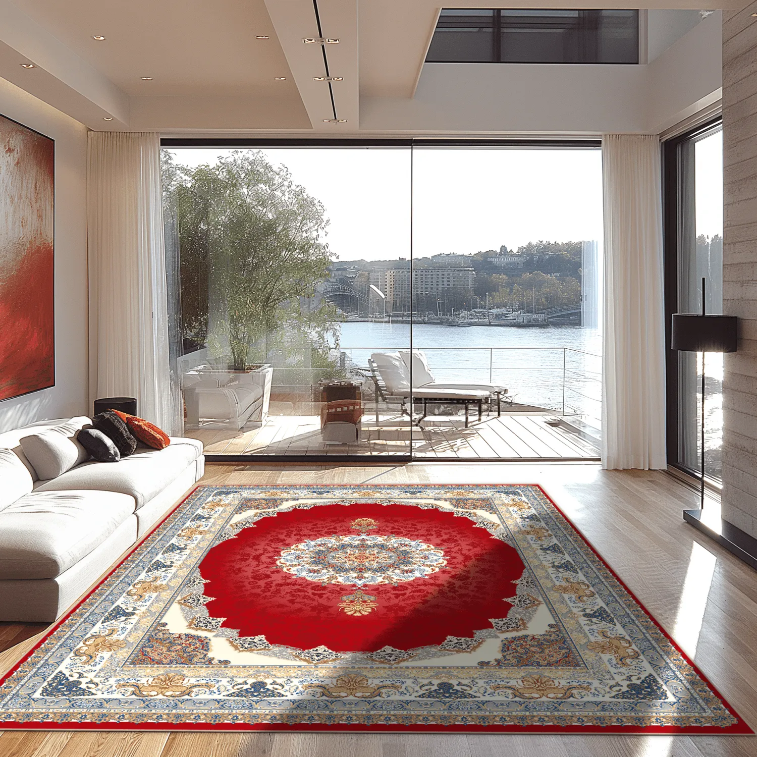 Tapete Wilton - Lukla (vermelho)