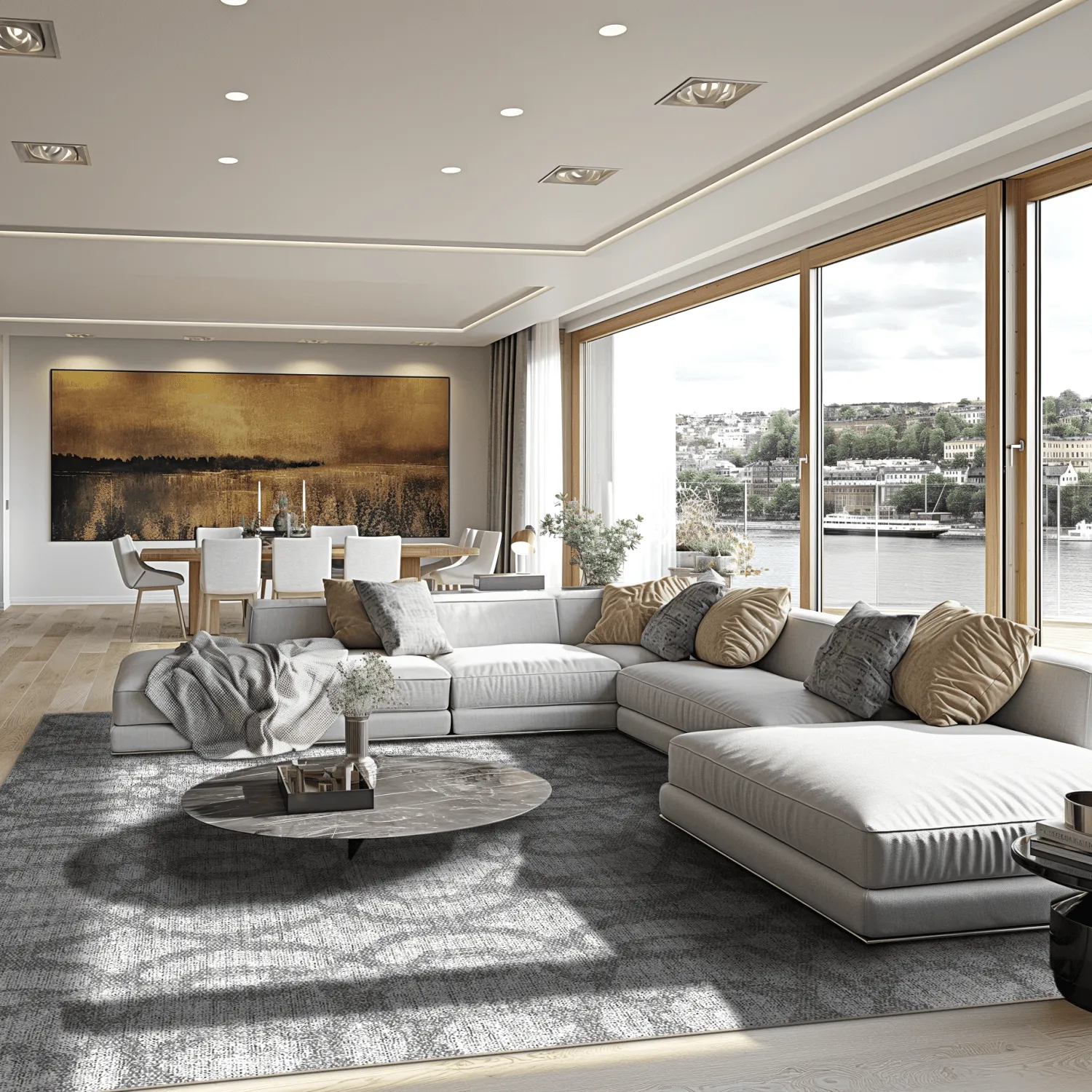 Tapete Wilton - Manouba (cinza)