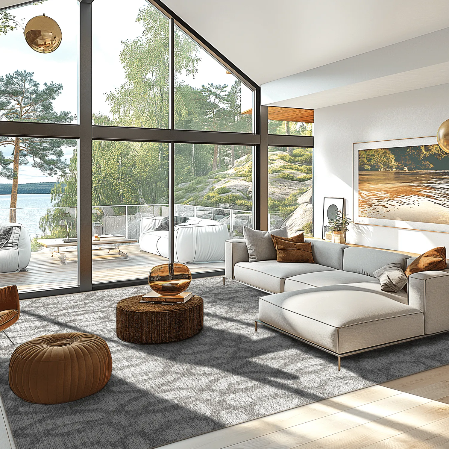 Tapete Wilton - Manouba (cinza)