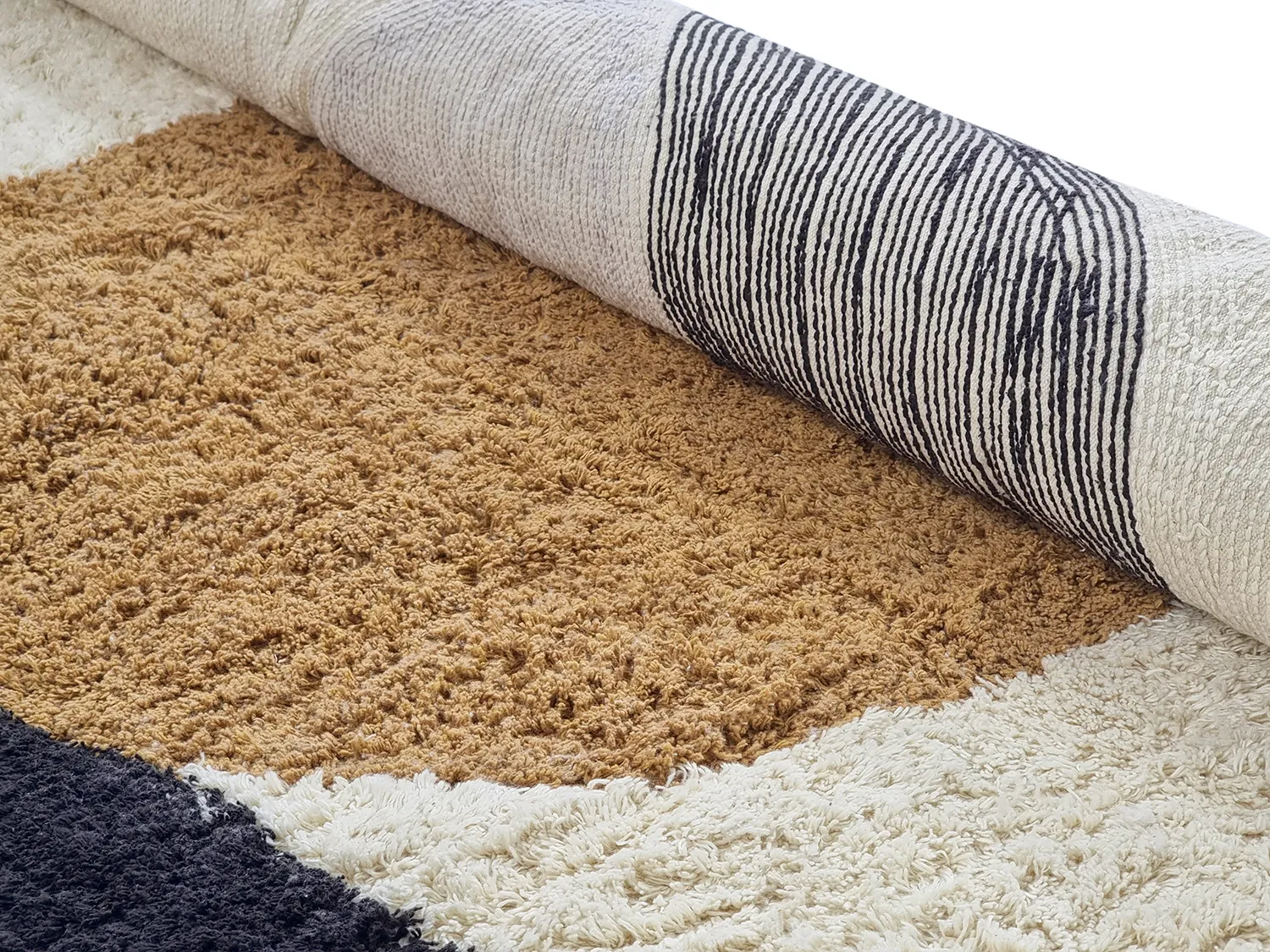 Tapete redondo - Mantona Natural Cotton Shaggy (multi)