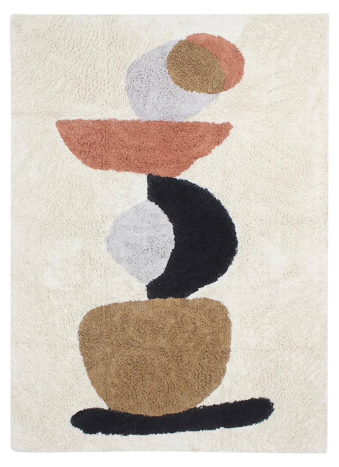 Tapetes felpudos - Mantona Natural Cotton Shaggy (multi)