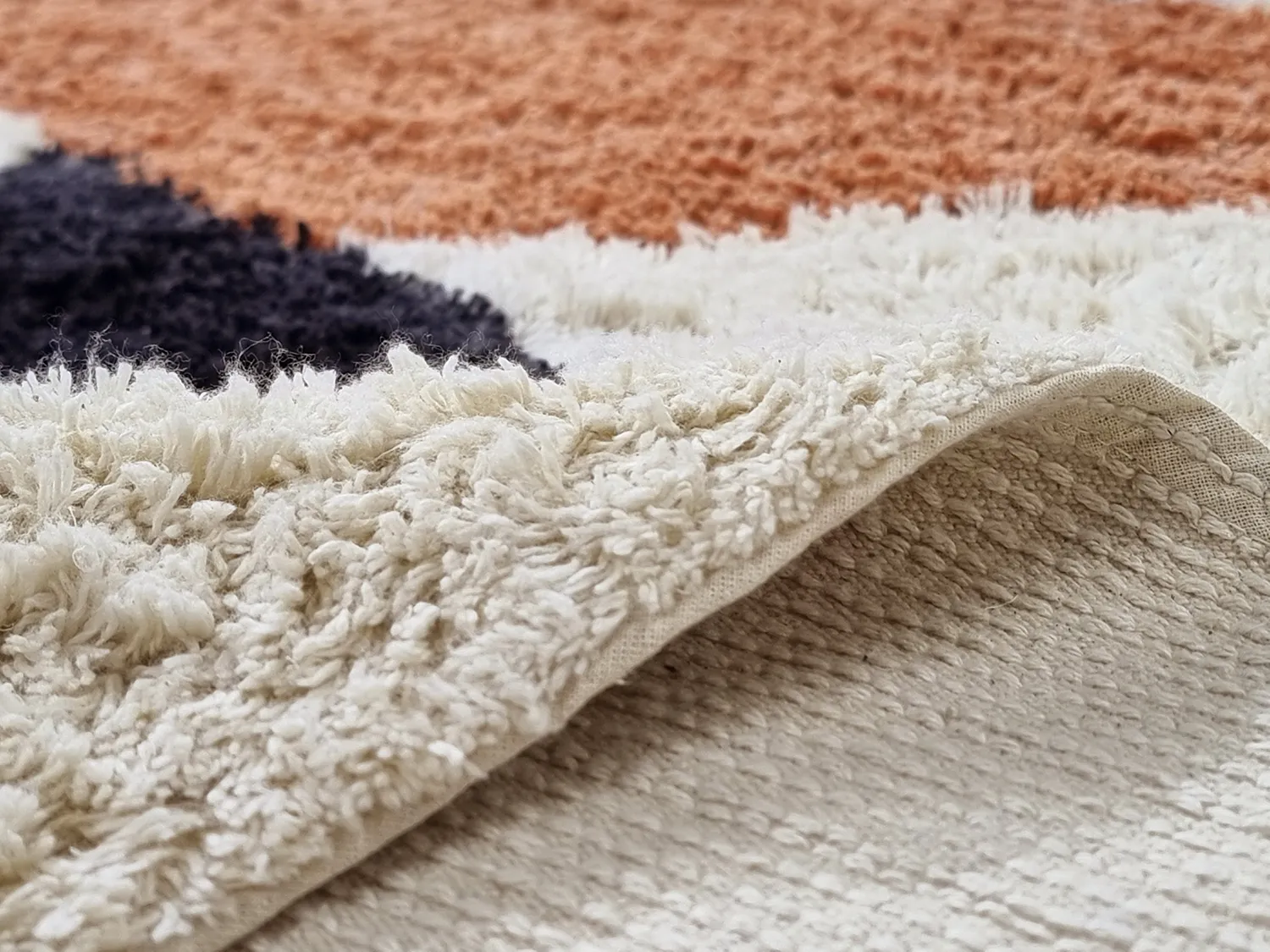 Tapetes felpudos - Mantona Natural Cotton Shaggy (multi)