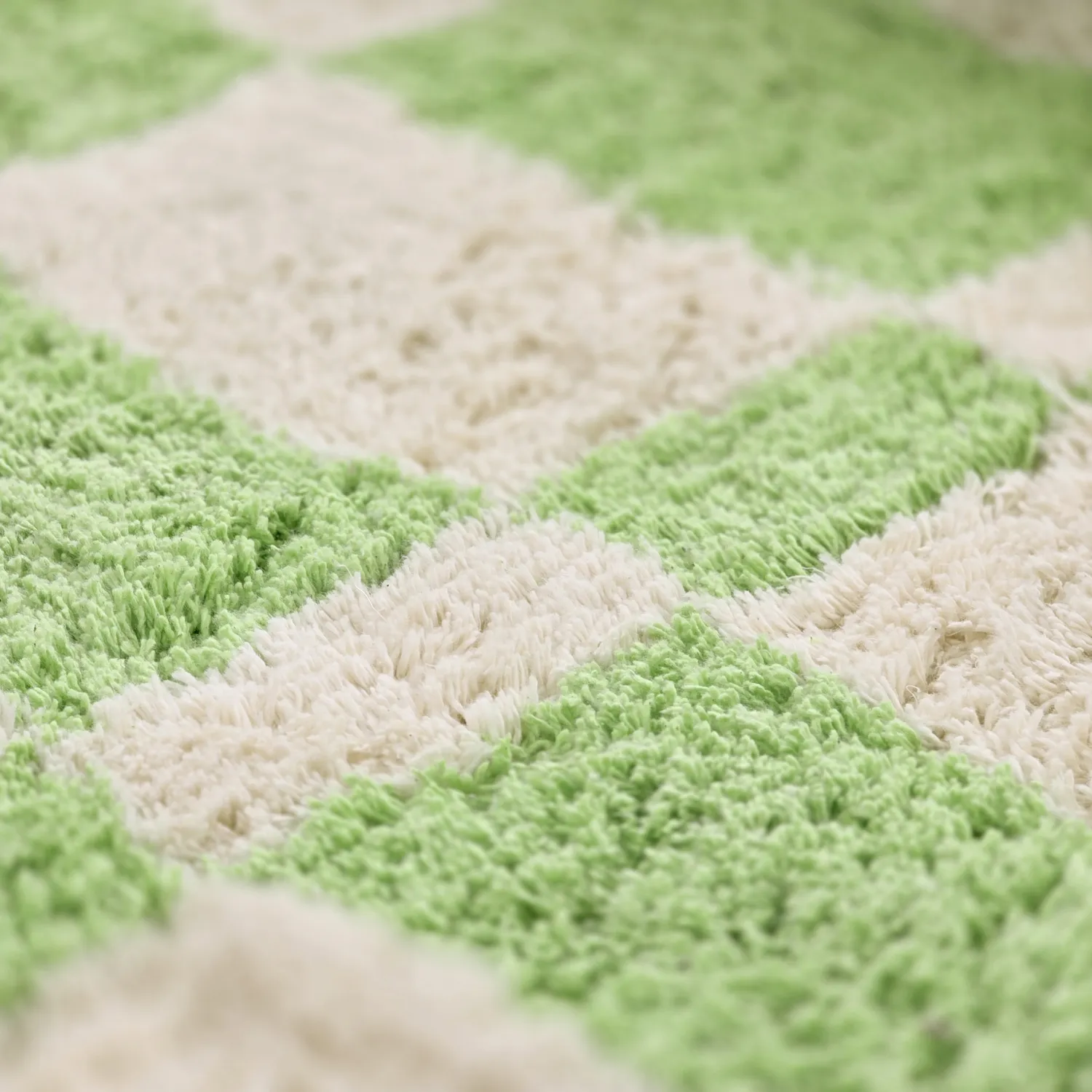 Tapetes felpudos - Maranello Natural Cotton Shaggy (verde)