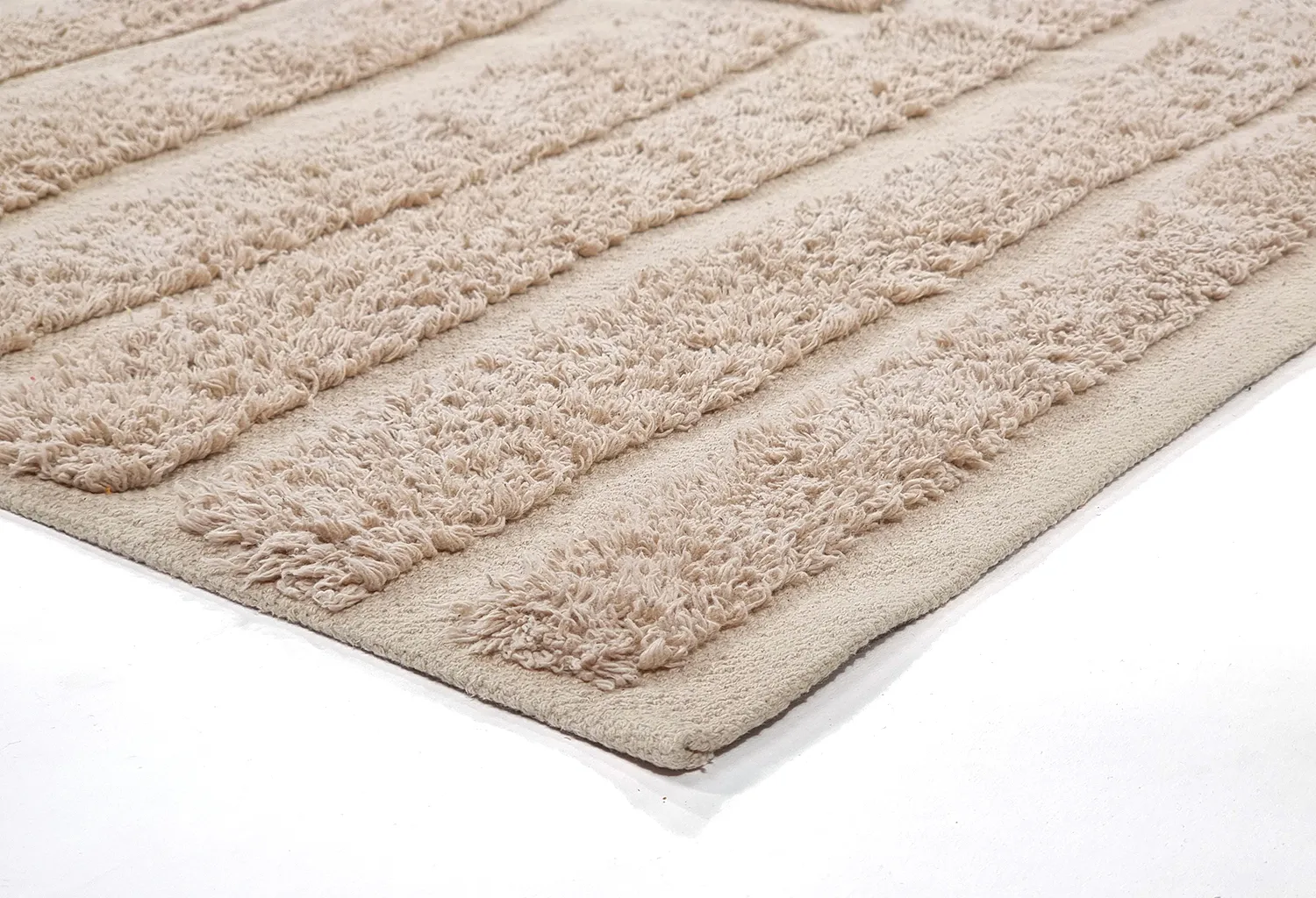 Tapetes felpudos - Margo Natural Cotton Shaggy (bege)