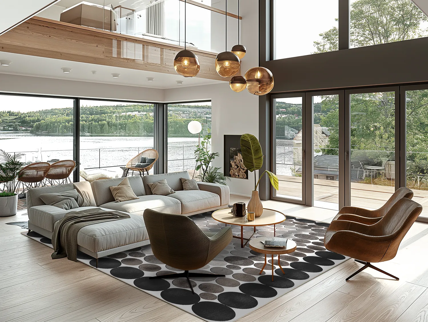 Tapete Wilton - Marineo (cinza)