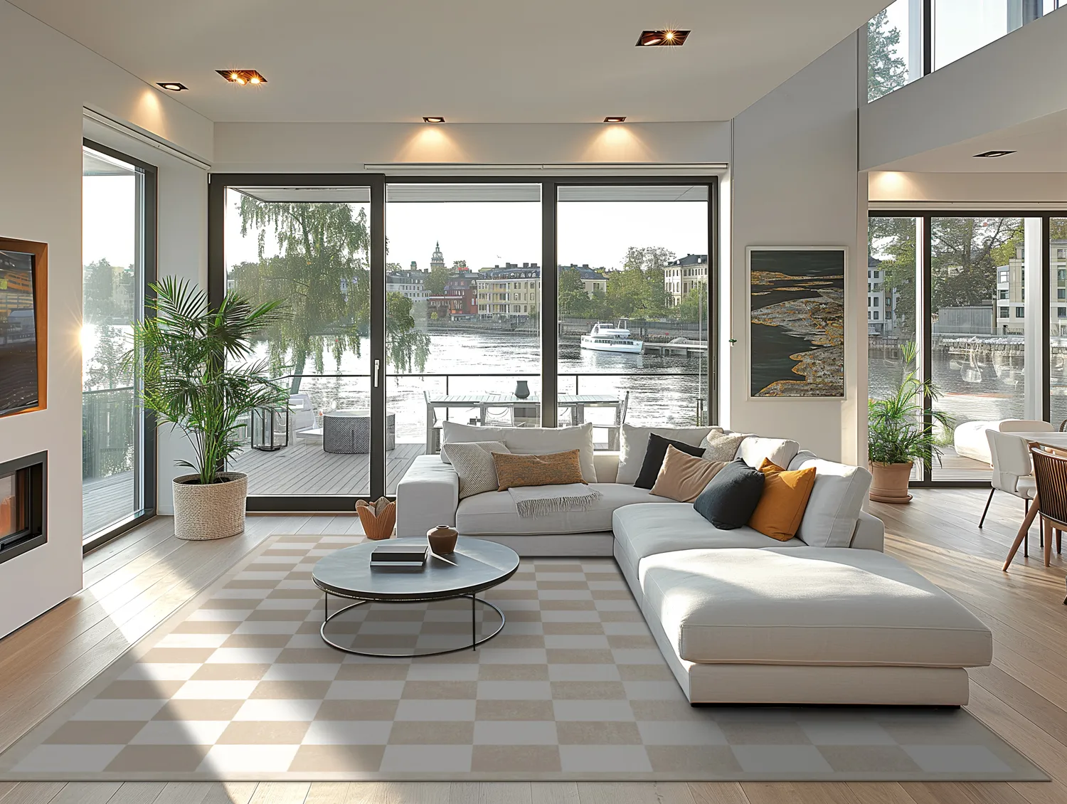 Tapete Wilton - Nevada (bege/branco)