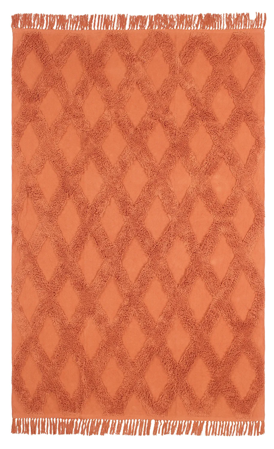 Tapetes felpudos - Pamplona Natural Cotton Shaggy (terracota)