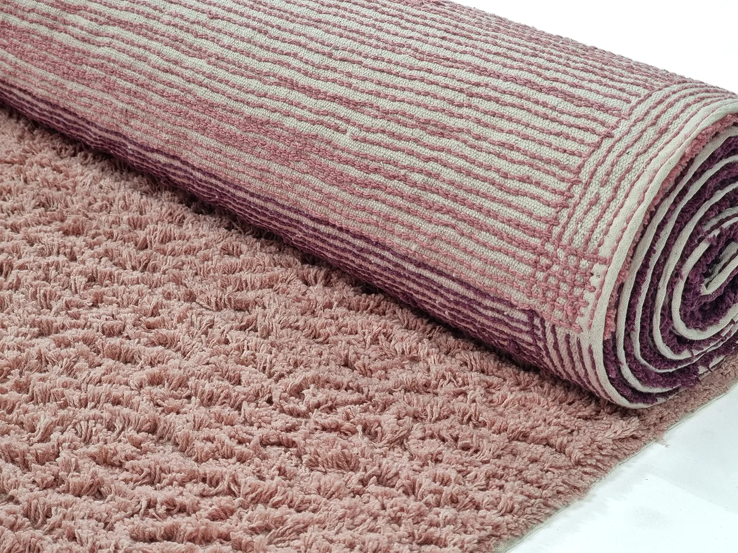 Tapetes felpudos - Pione Natural Cotton Shaggy (rosa)