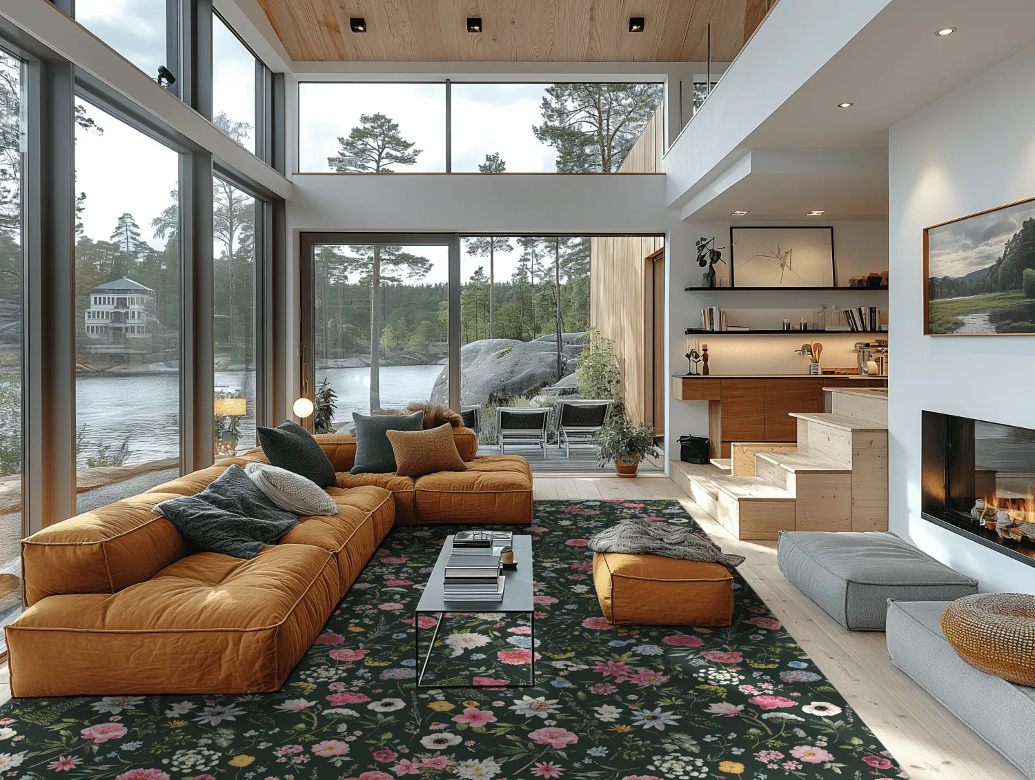 Tapete Wilton - Polly (rosa/multi)