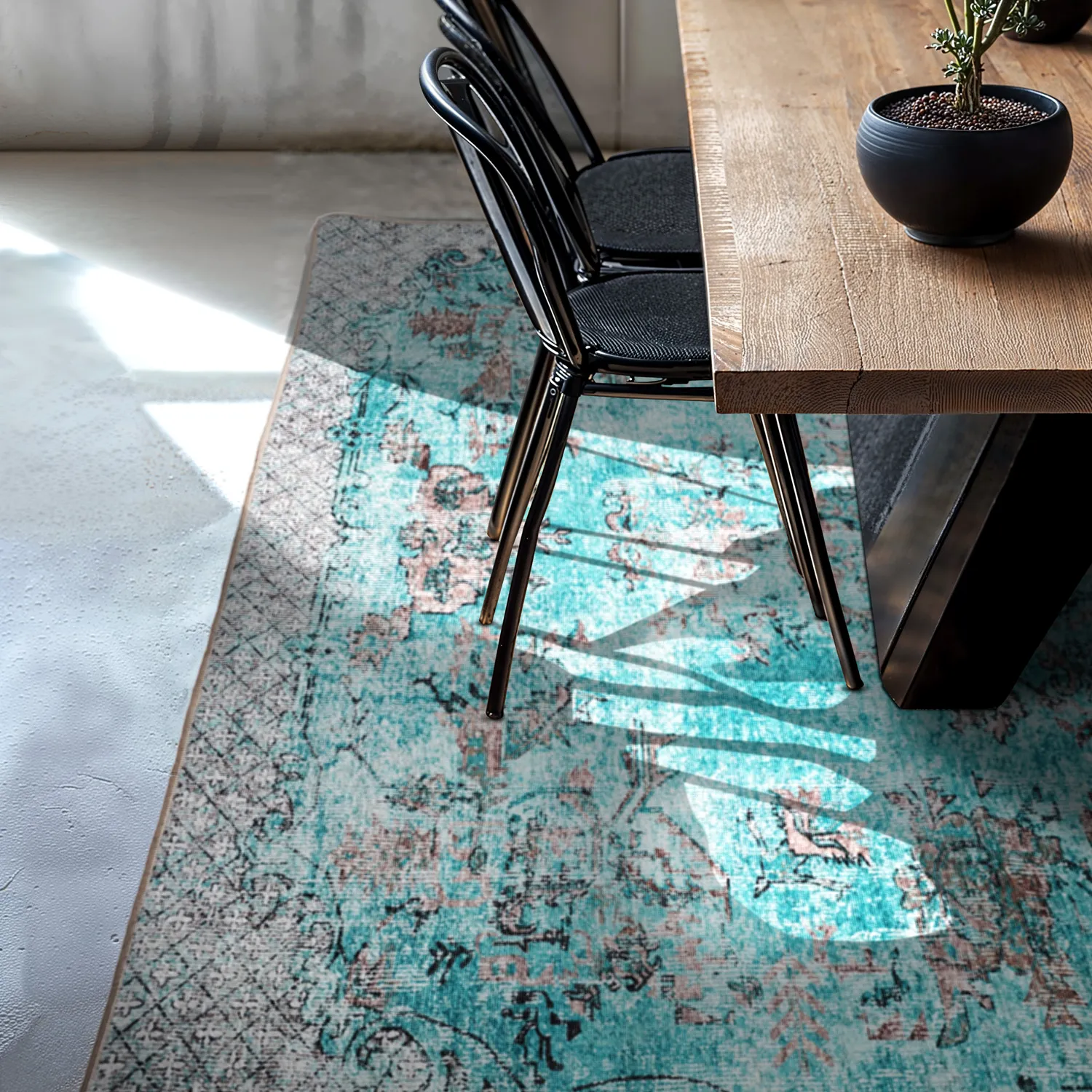 Tapete Wilton - Rosalie (azul)