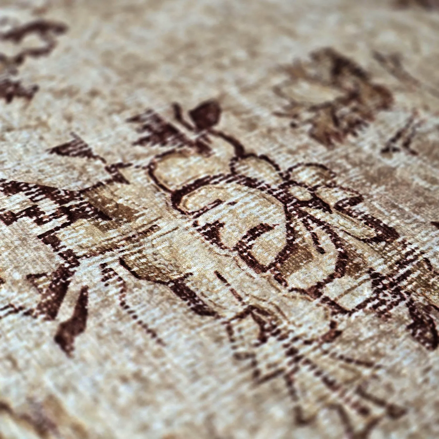 Tapete Wilton - Rosalie (marrom)