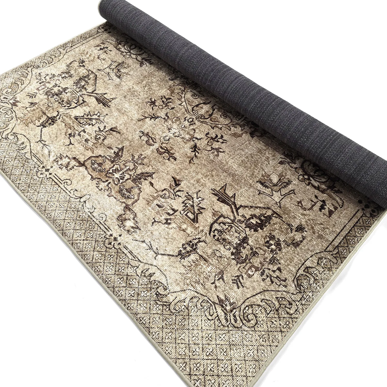 Tapete Wilton - Rosalie (marrom)