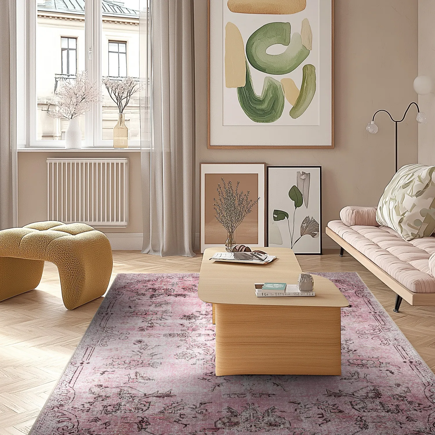 Tapete Wilton - Rosalie (rosa)