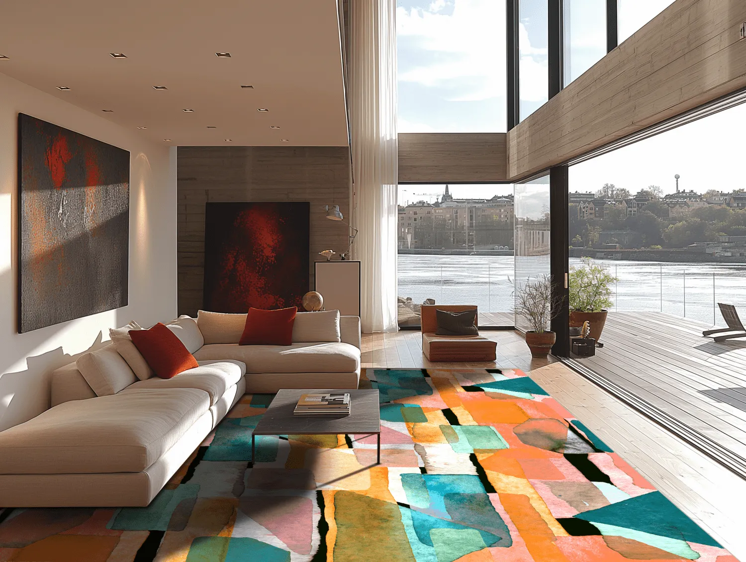 Tapete Wilton - Salome (orange/multi)