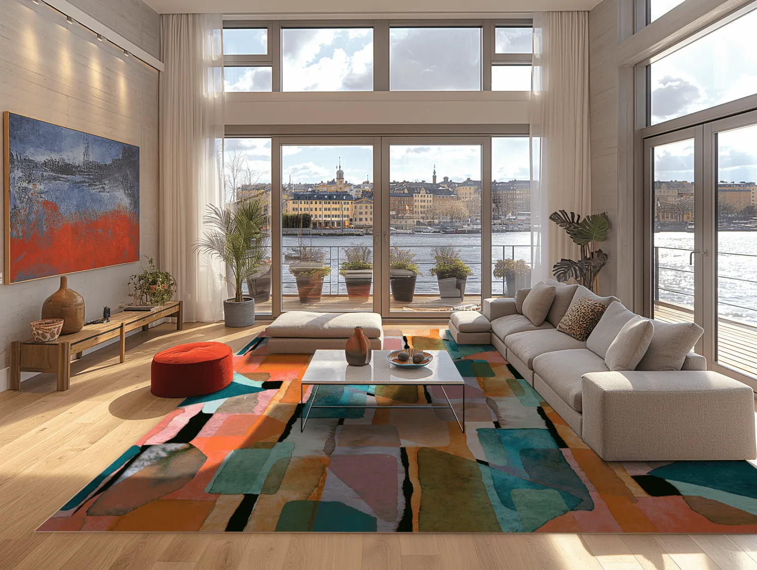 Tapete Wilton - Salome (orange/multi)