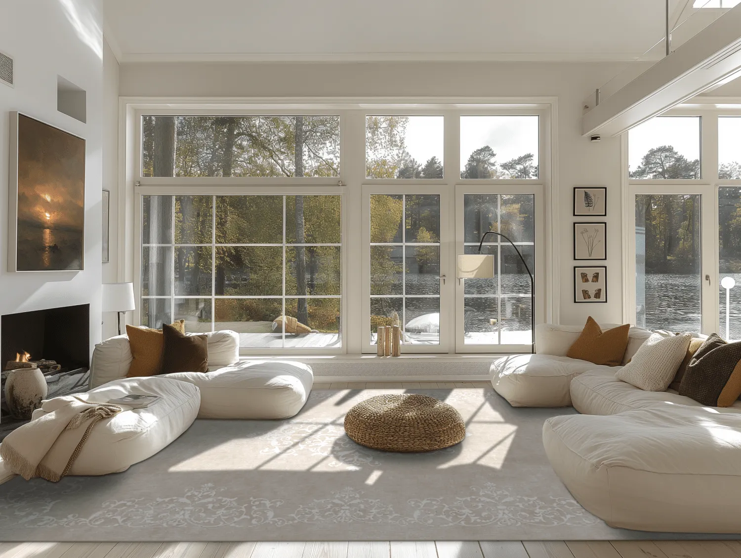 Tapete Wilton - Santi (bege/branco)