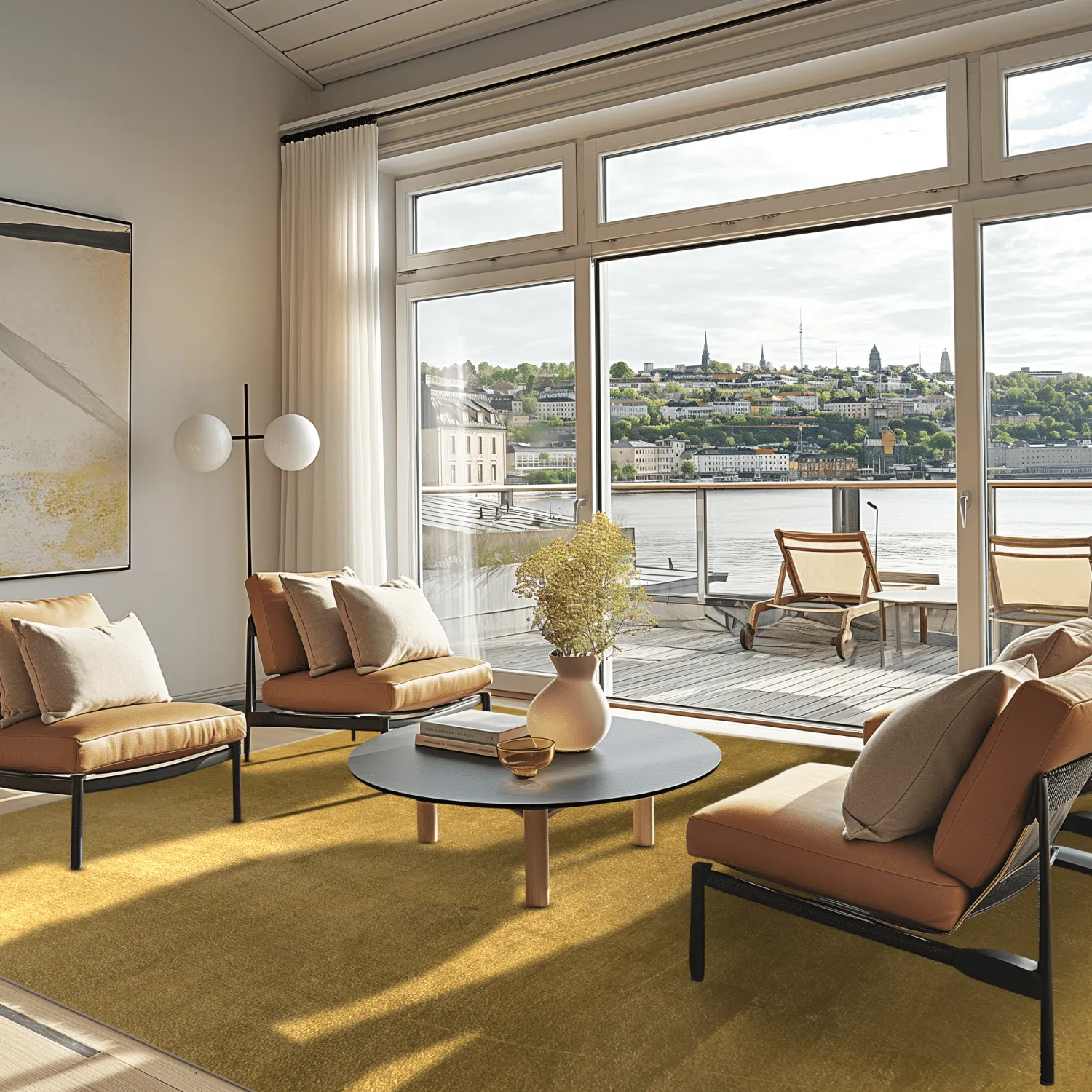 Tapete Wilton - Saranda (dourado)