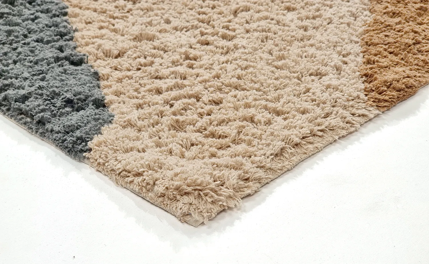 Tapetes felpudos - Sion Natural Cotton Shaggy (multi)