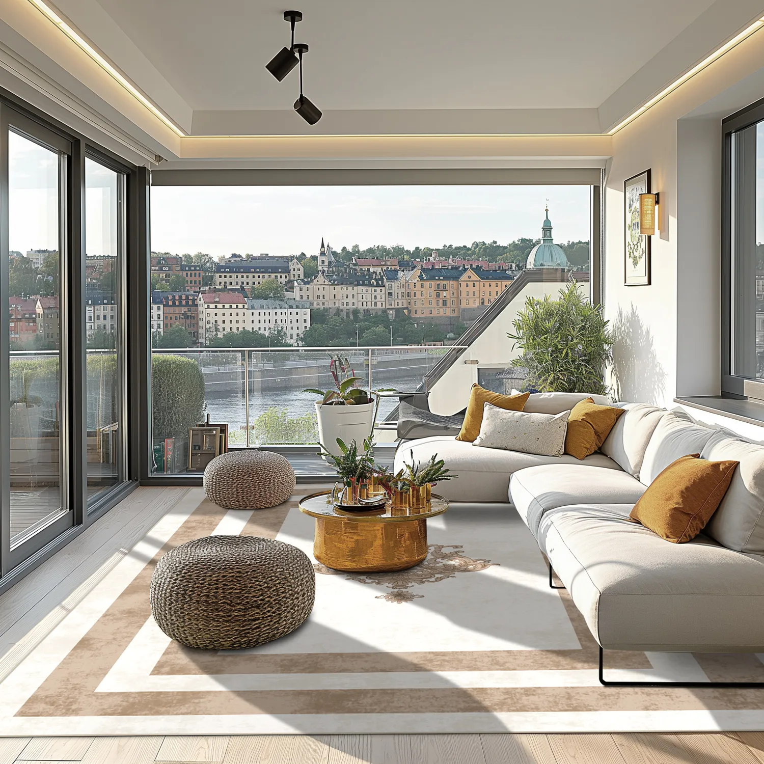 Tapete Wilton - Soros (bege/branco)