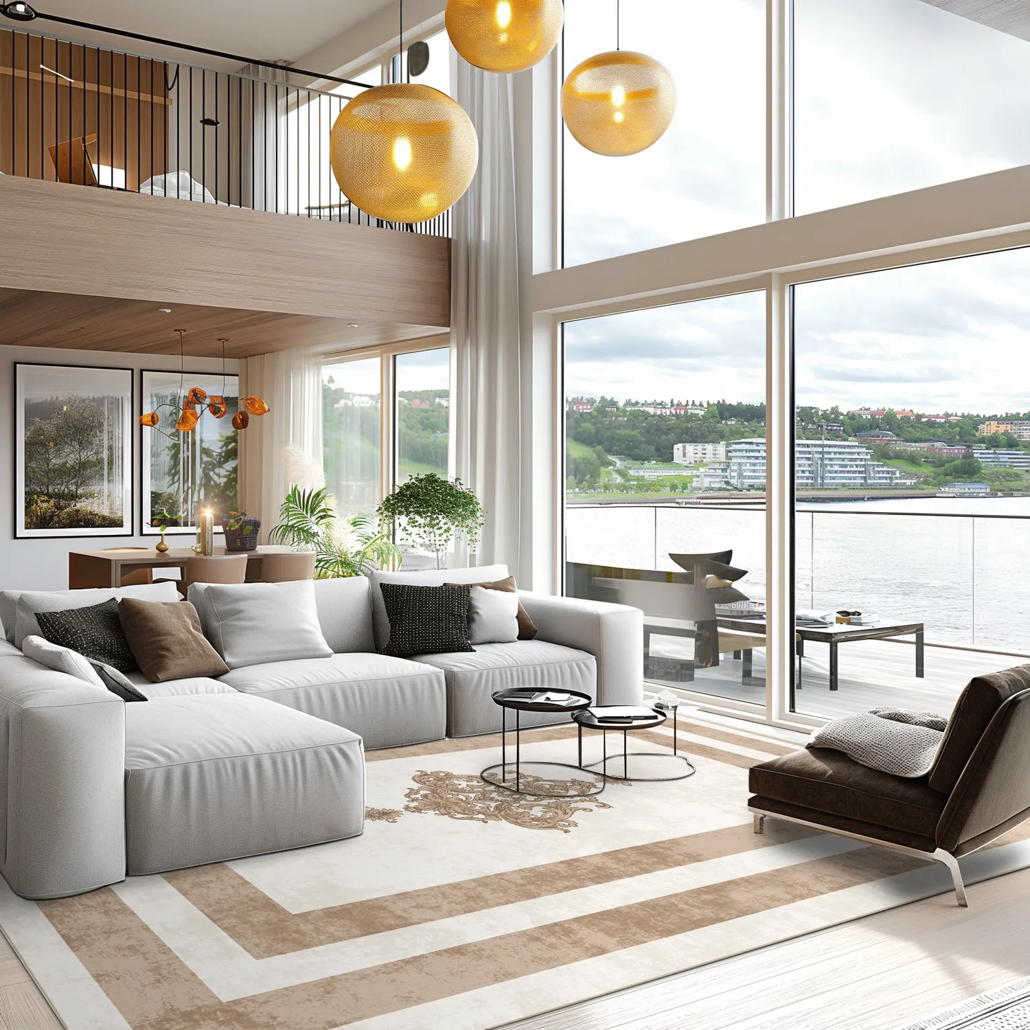 Tapete Wilton - Soros (bege/branco)