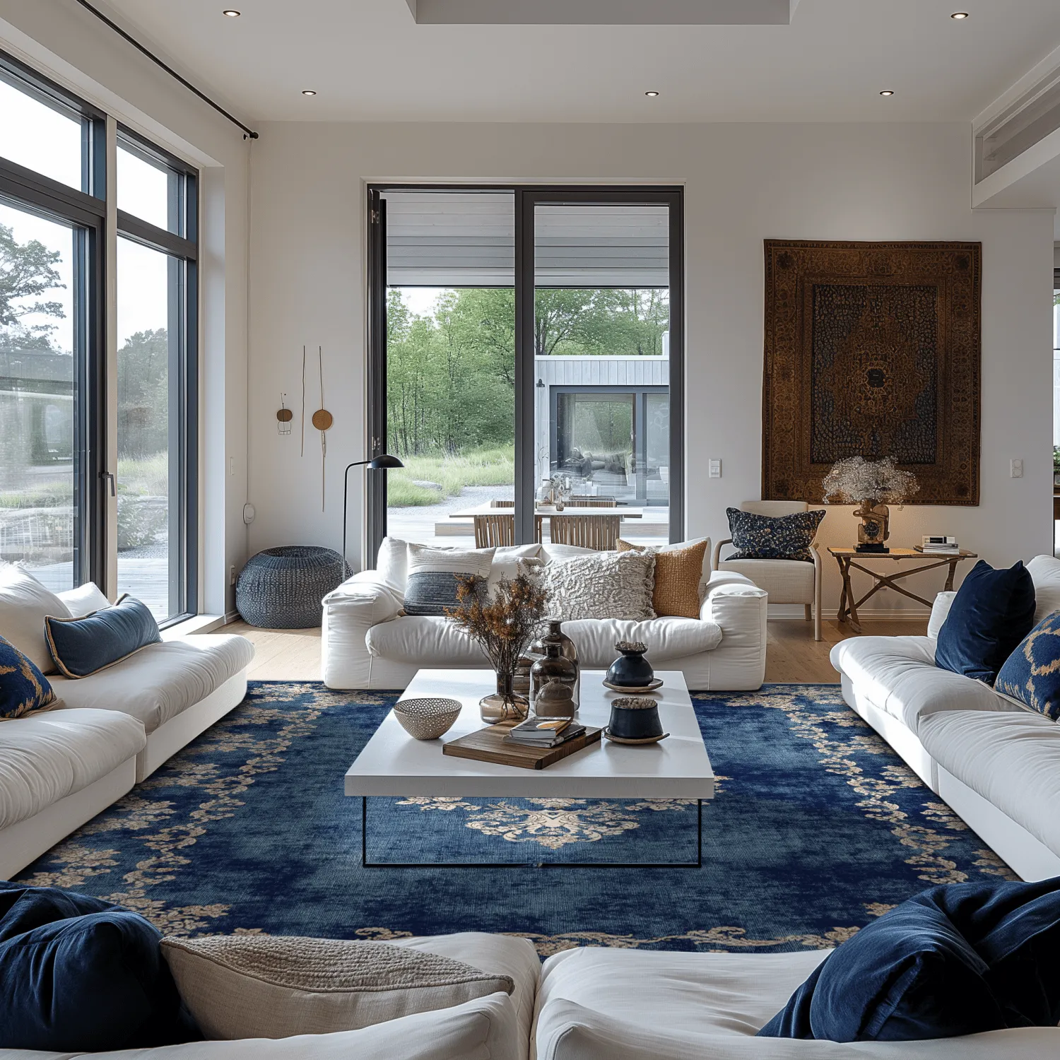 Tapete Wilton - Taknis (azul)