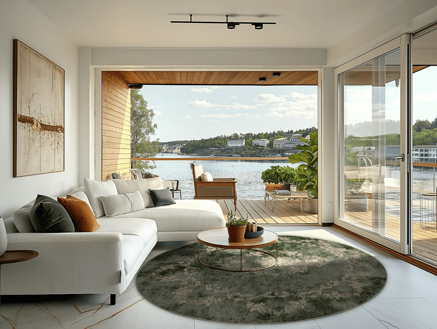 Tapete redondo - Taknis (verde)