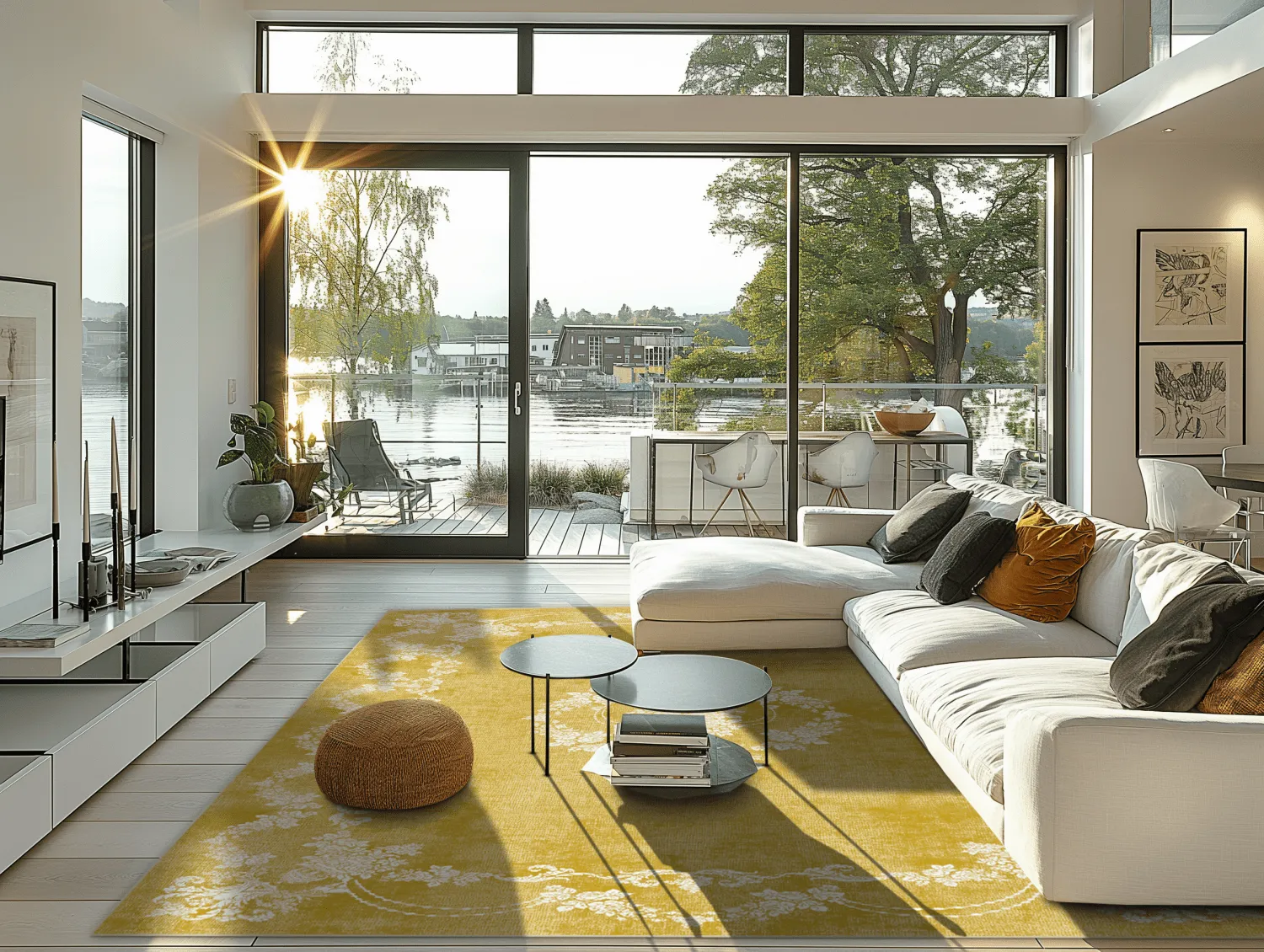 Tapete Wilton - Taknis (amarelo)