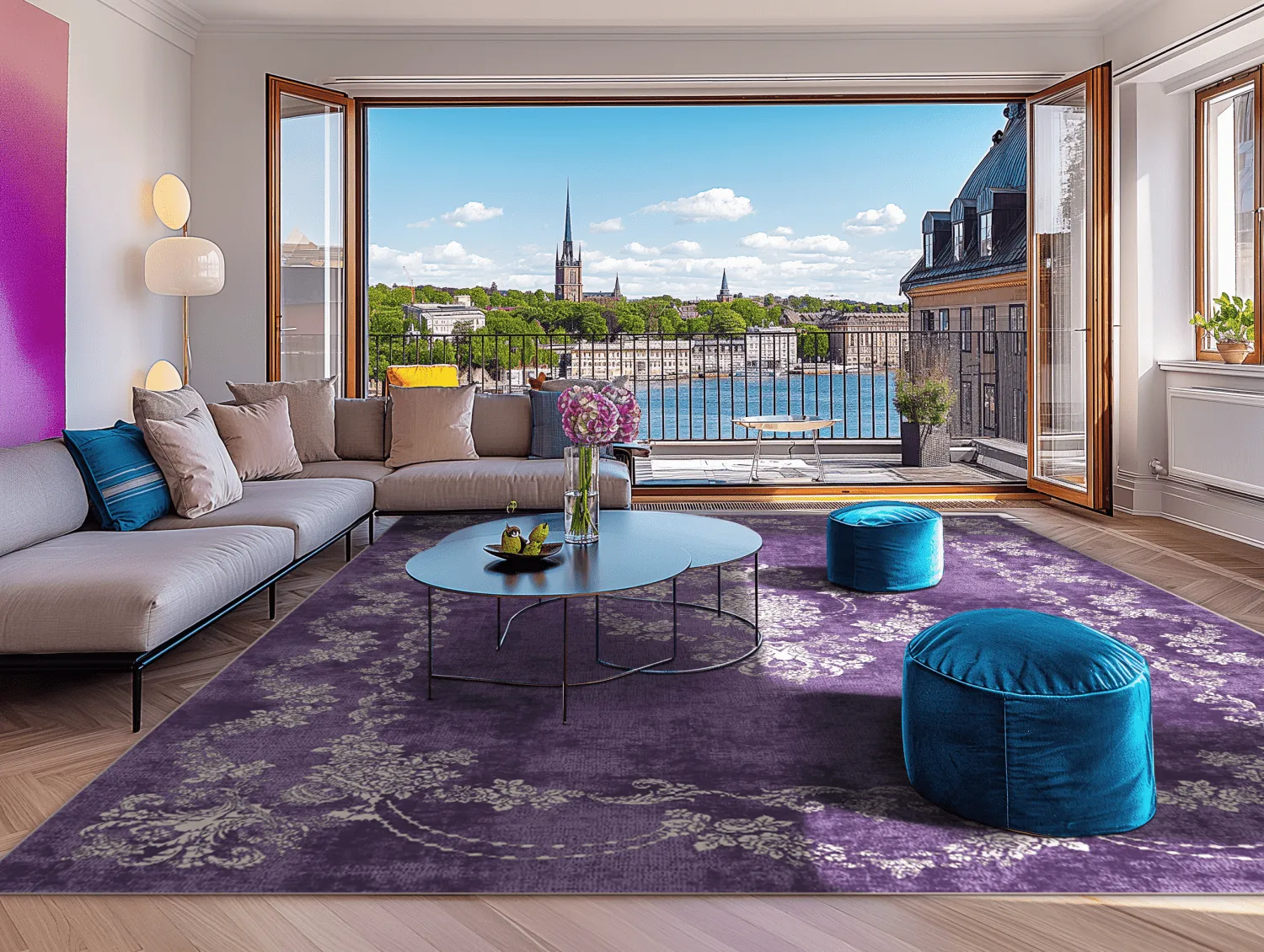 Tapete Wilton - Taknis (roxo)