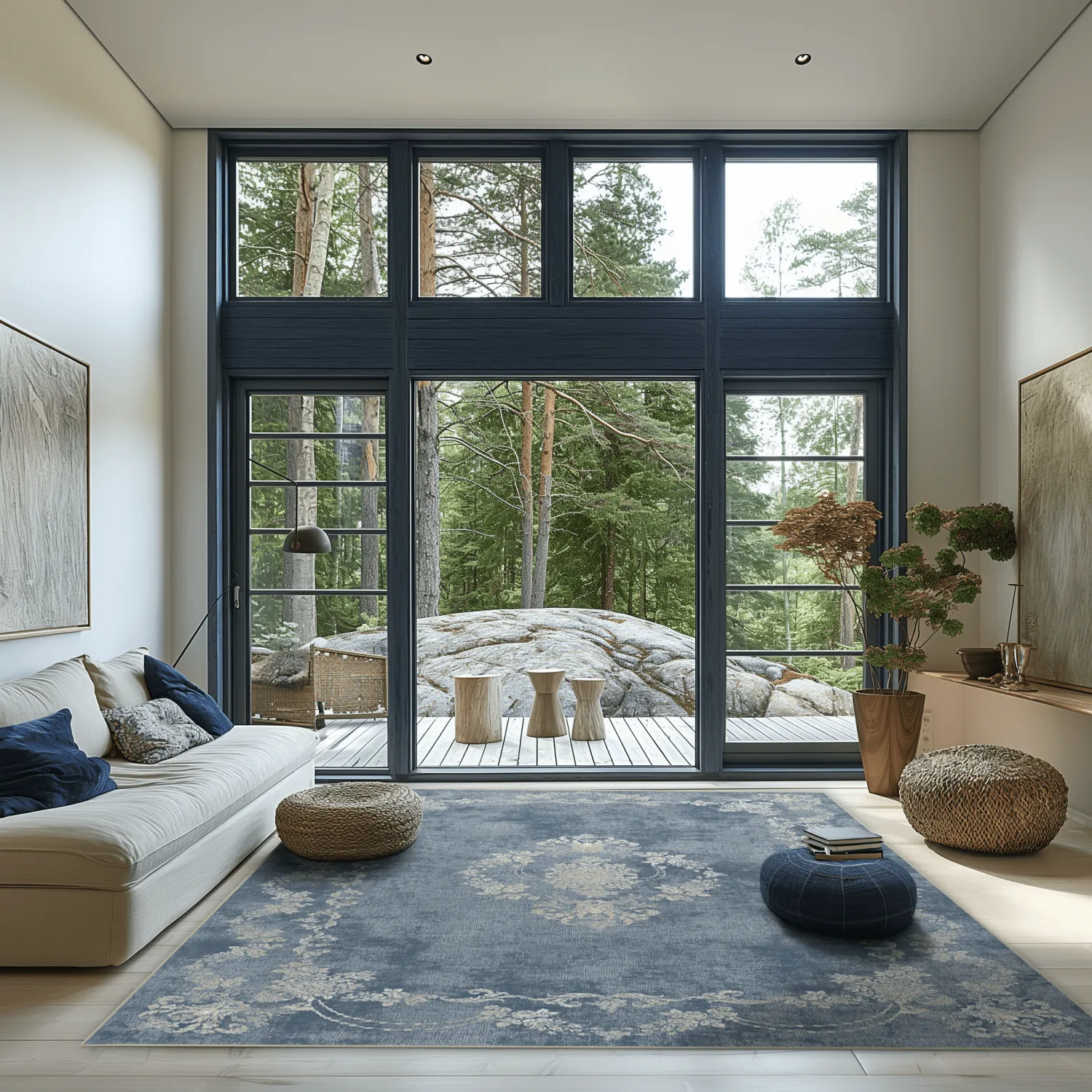 Tapete Wilton - Taknis (azul claro)