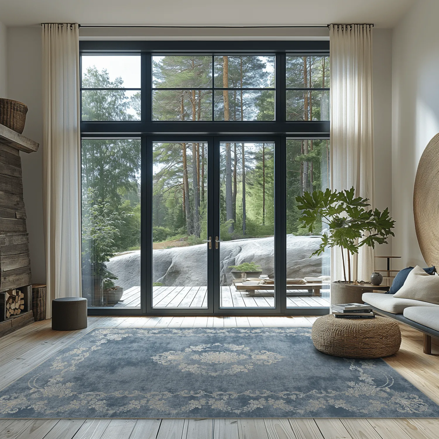 Tapete Wilton - Taknis (azul claro)