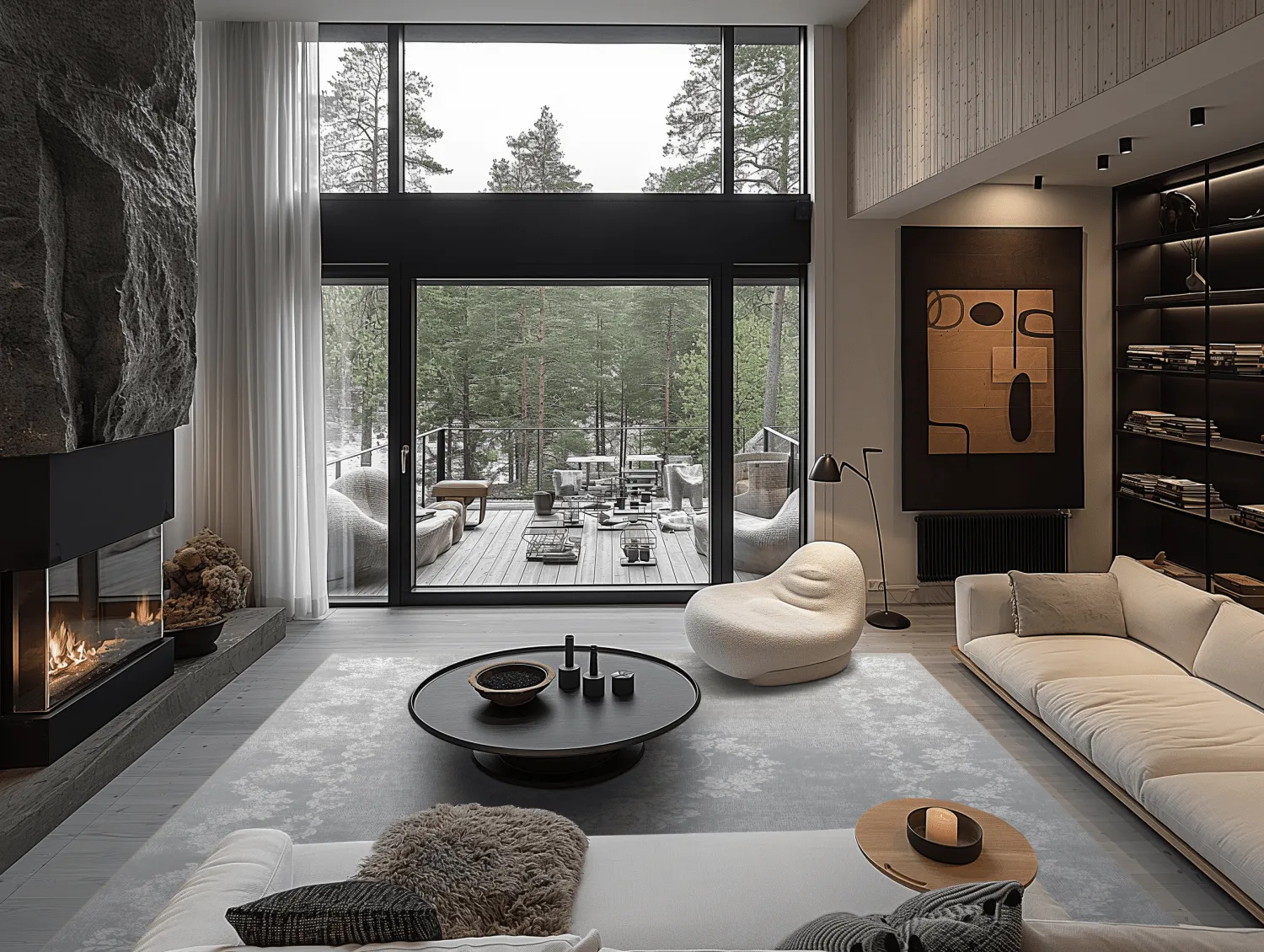 Tapete Wilton - Taknis (cinza claro)