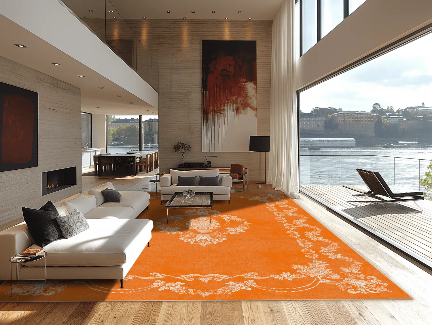 Tapete Wilton - Taknis (laranja)