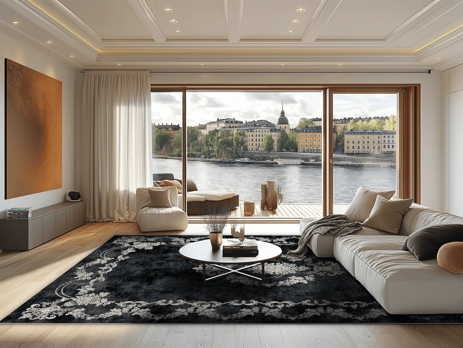 Tapete Wilton - Taknis (preto)