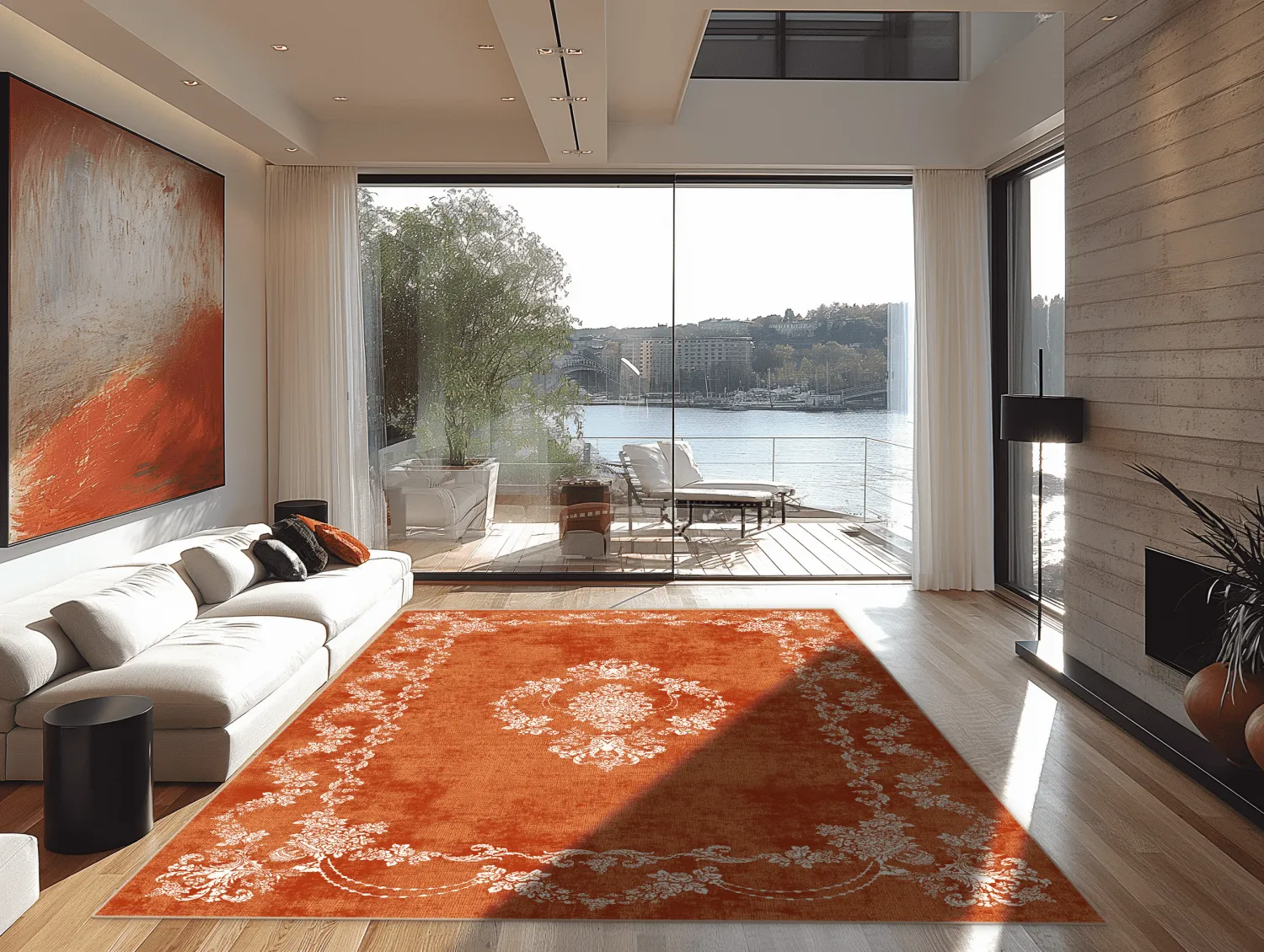 Tapete Wilton - Taknis (terracota)